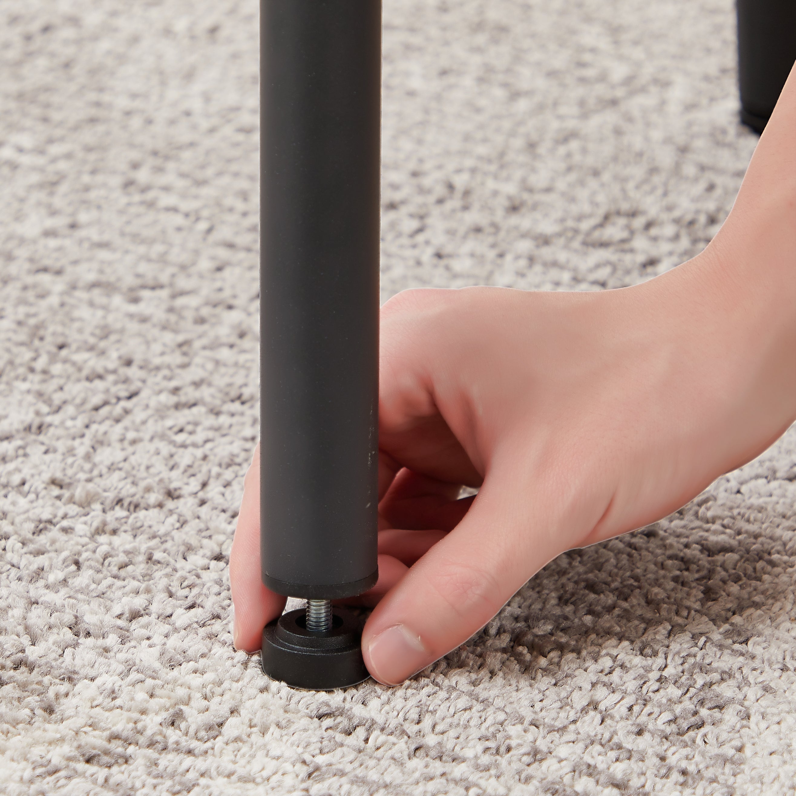 Bar Table Set with 2 Bar stools PU Soft seat with backrest, Rustic Brown, 43.31'' L x 15.75'' W x 35.43'' H. - Abrihome