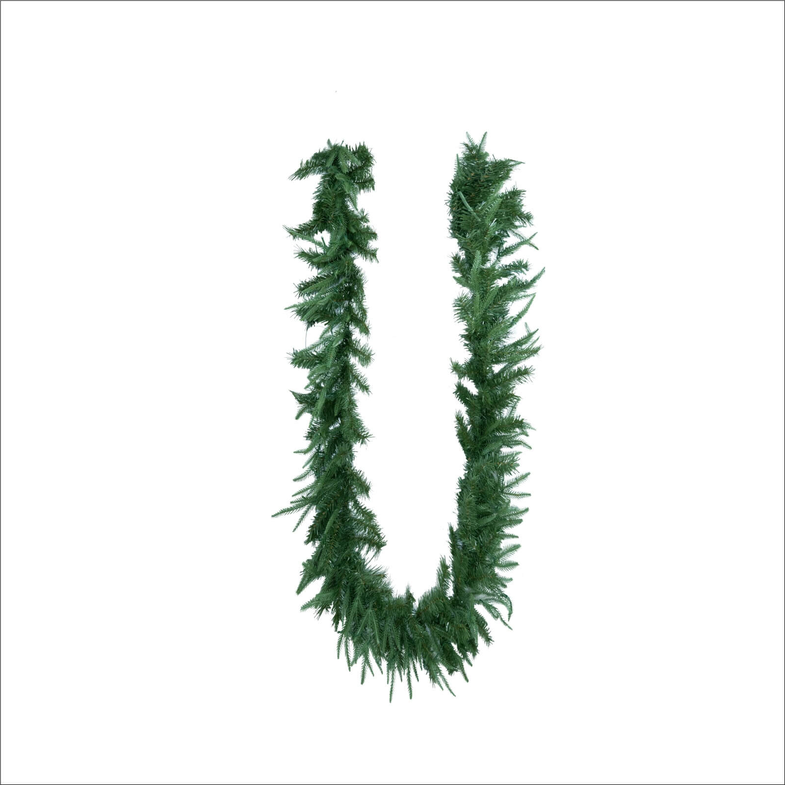 Pine Needle Garland with Optional Warm White LED Lights(PJG-2513) - Abrihome