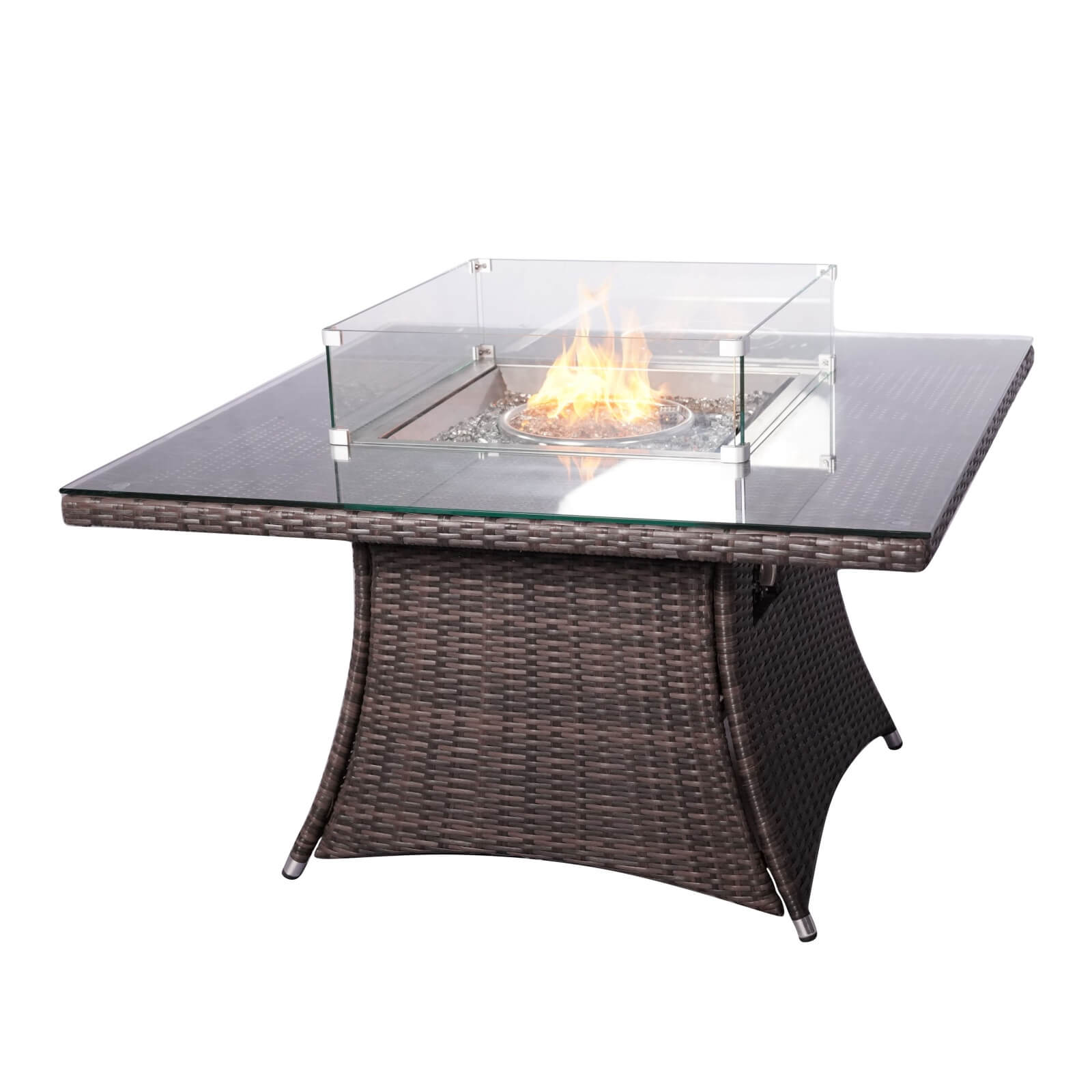 4-Seat Square Fire Pit Table (PAG-1104-T) - Abrihome