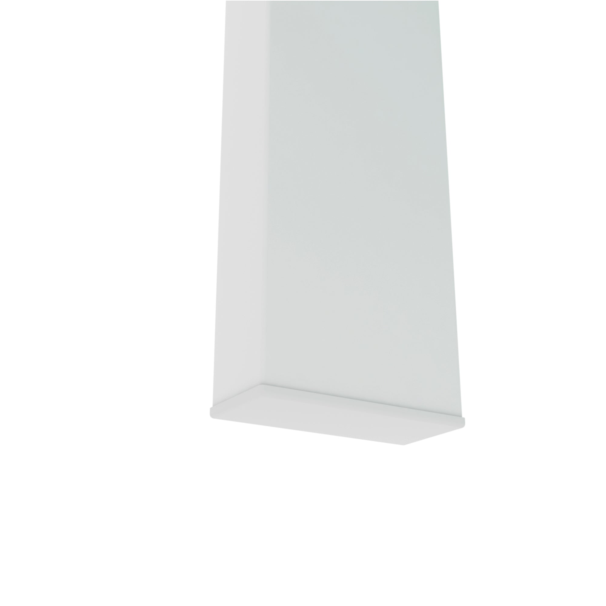 White Coffee Table, Clear Coffee Table, Modern Side Center Tables for Living Room, Living Room Furniture - Abrihome