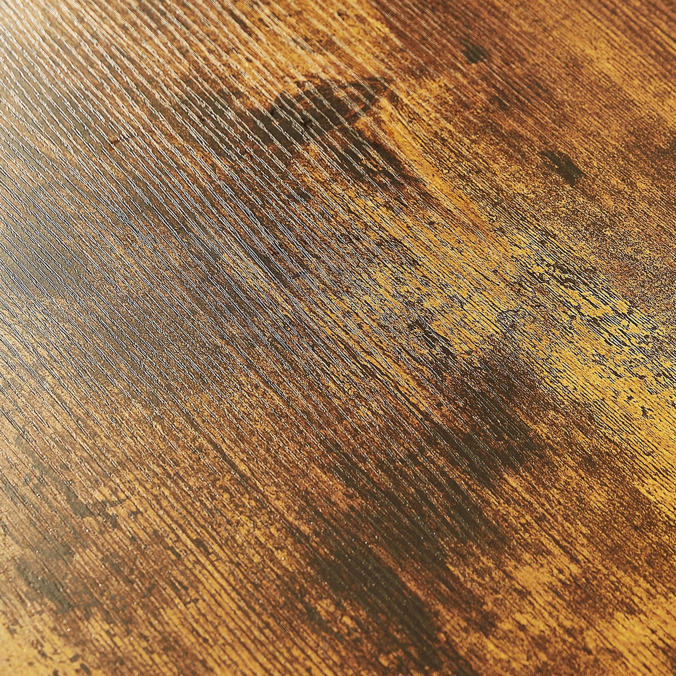 Bar Table Set with 2 Bar stools PU Soft seat with backrest, Rustic Brown, 43.31'' L x 15.75'' W x 35.43'' H. - Abrihome