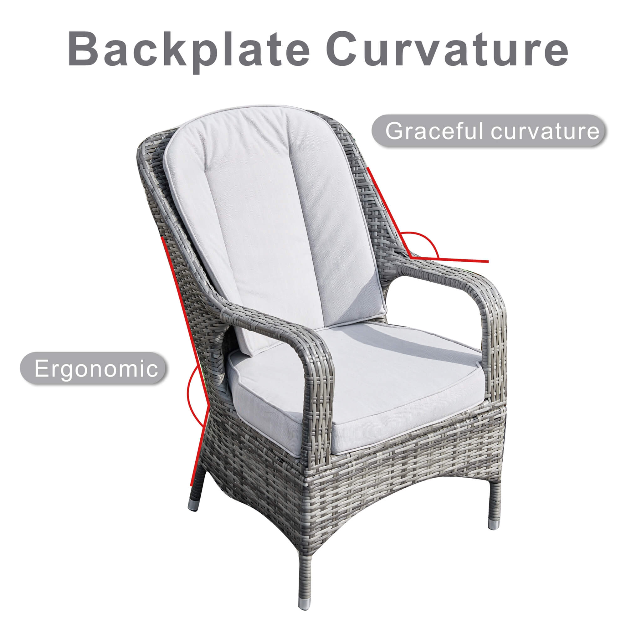 9-Piece Outdoor Dining Set with Round Table and 8 Cushioned Chairs (PAD-1714+009) - Abrihome