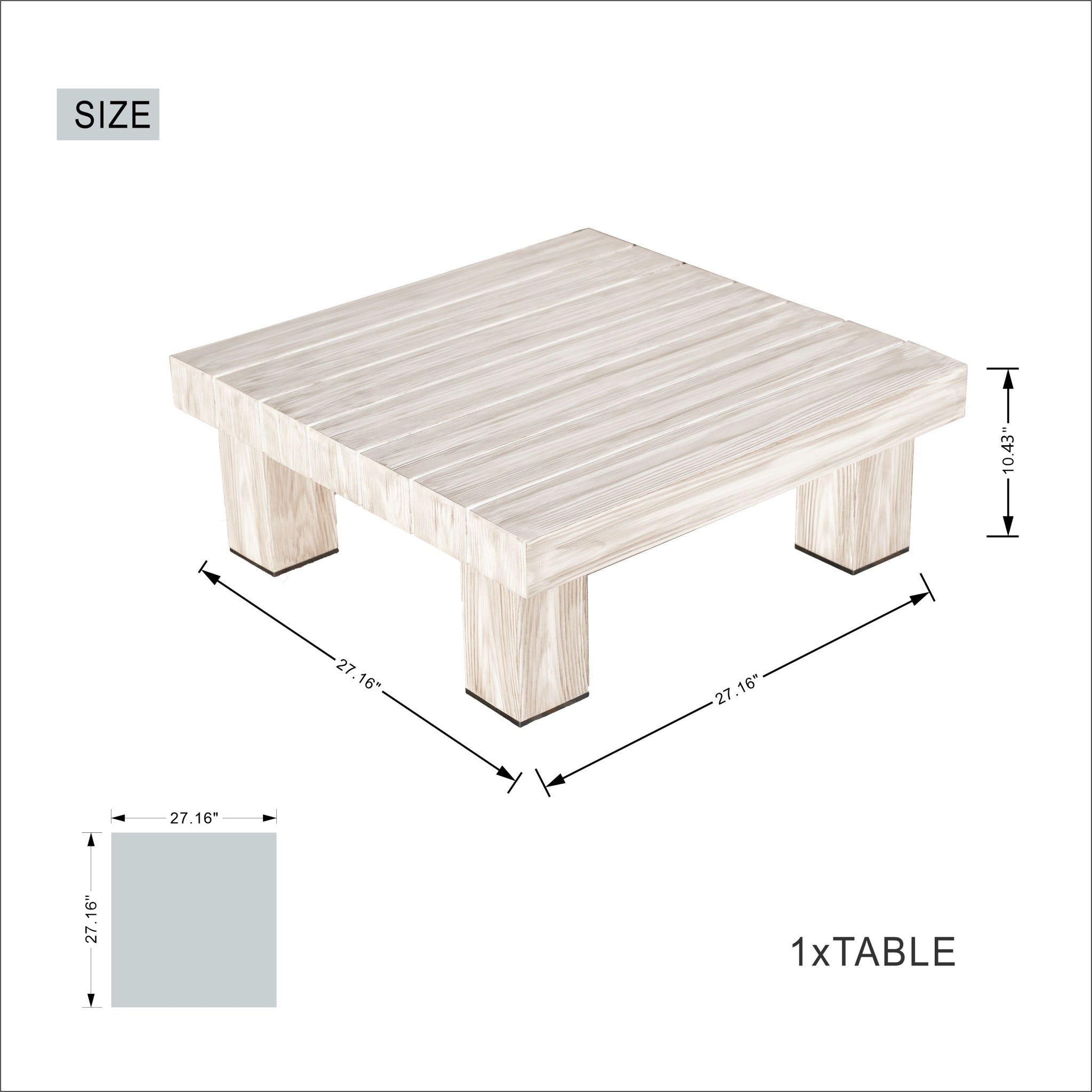 Outdoor Sofa Set Accessories (PAS-2510-Accessories) - Abrihome
