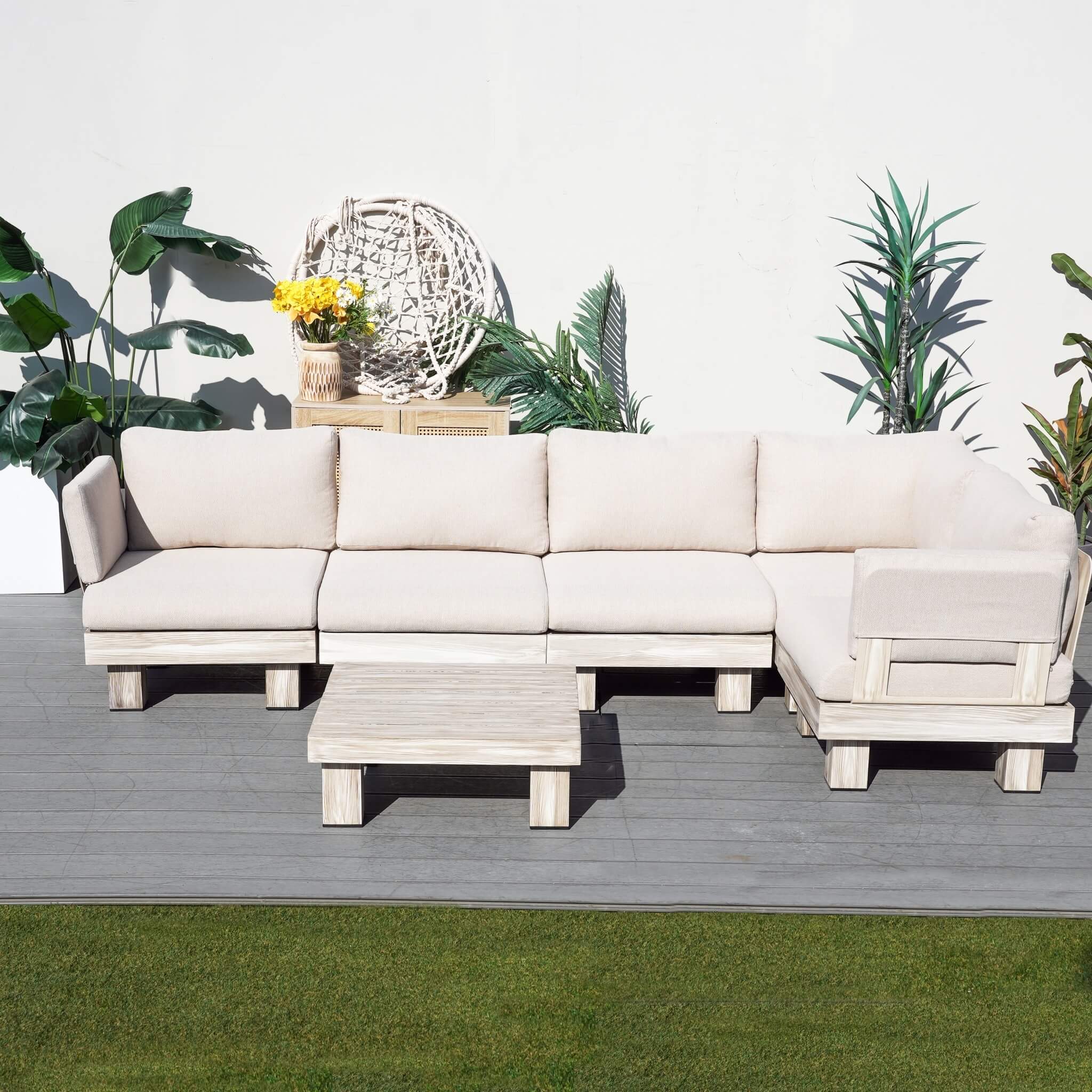 L3 Outdoor Sectional Sofa Set (PAS-2510-L3-SET) - Abrihome