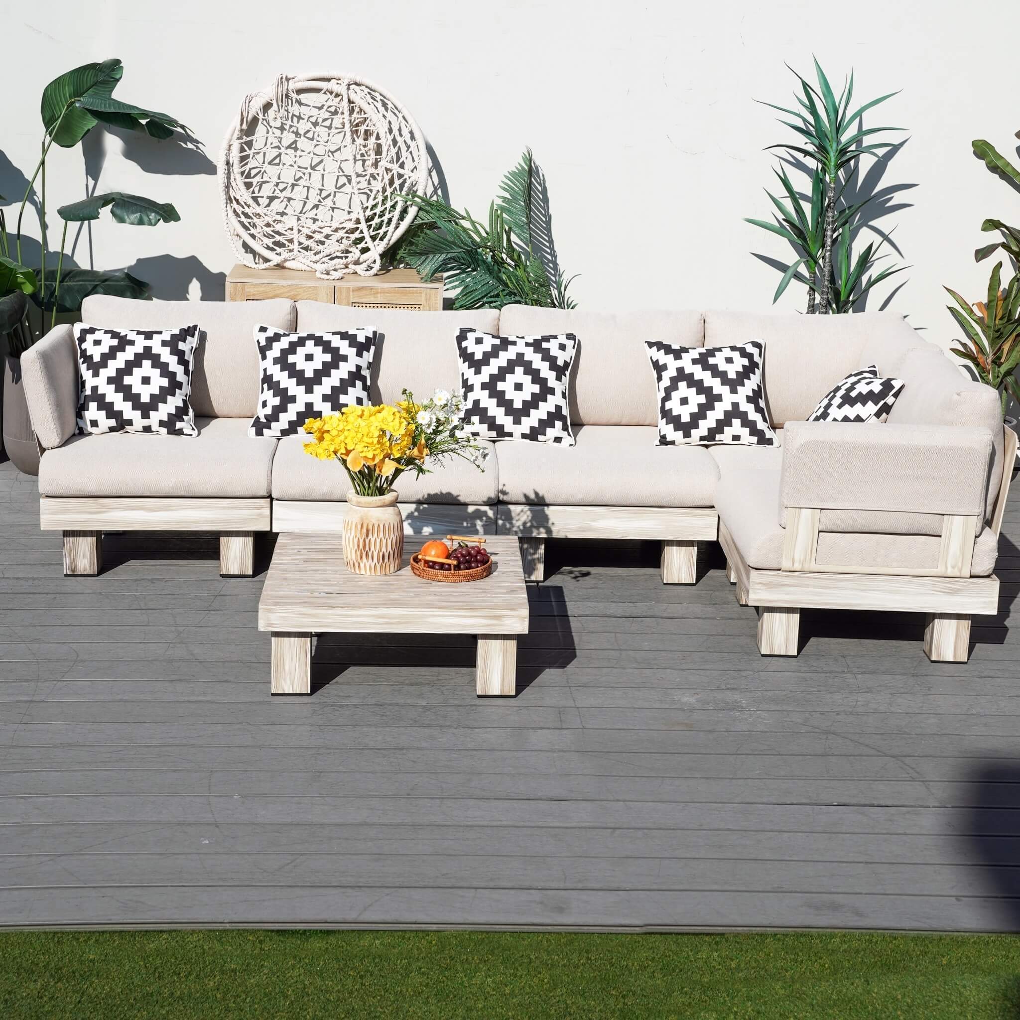 L3 Outdoor Sectional Sofa Set (PAS-2510-L3-SET) - Abrihome