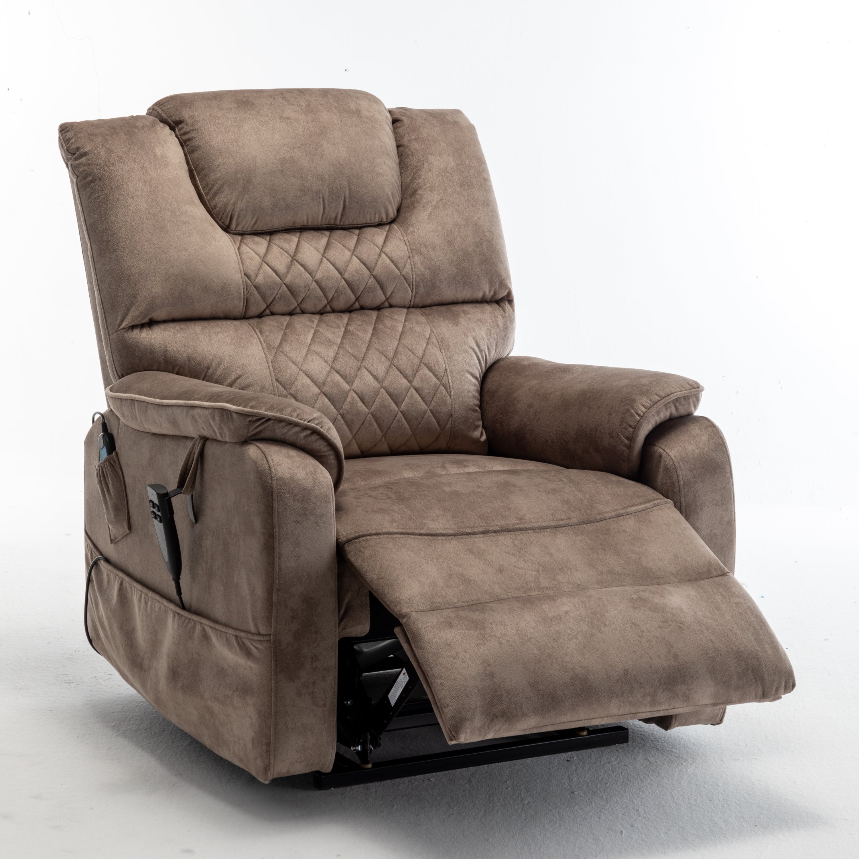 Lounge chair lift chair relax sofa chair sitting room furniture sitting room power supply elderly electric lounge chair (180 degree lying flat) - Abrihome