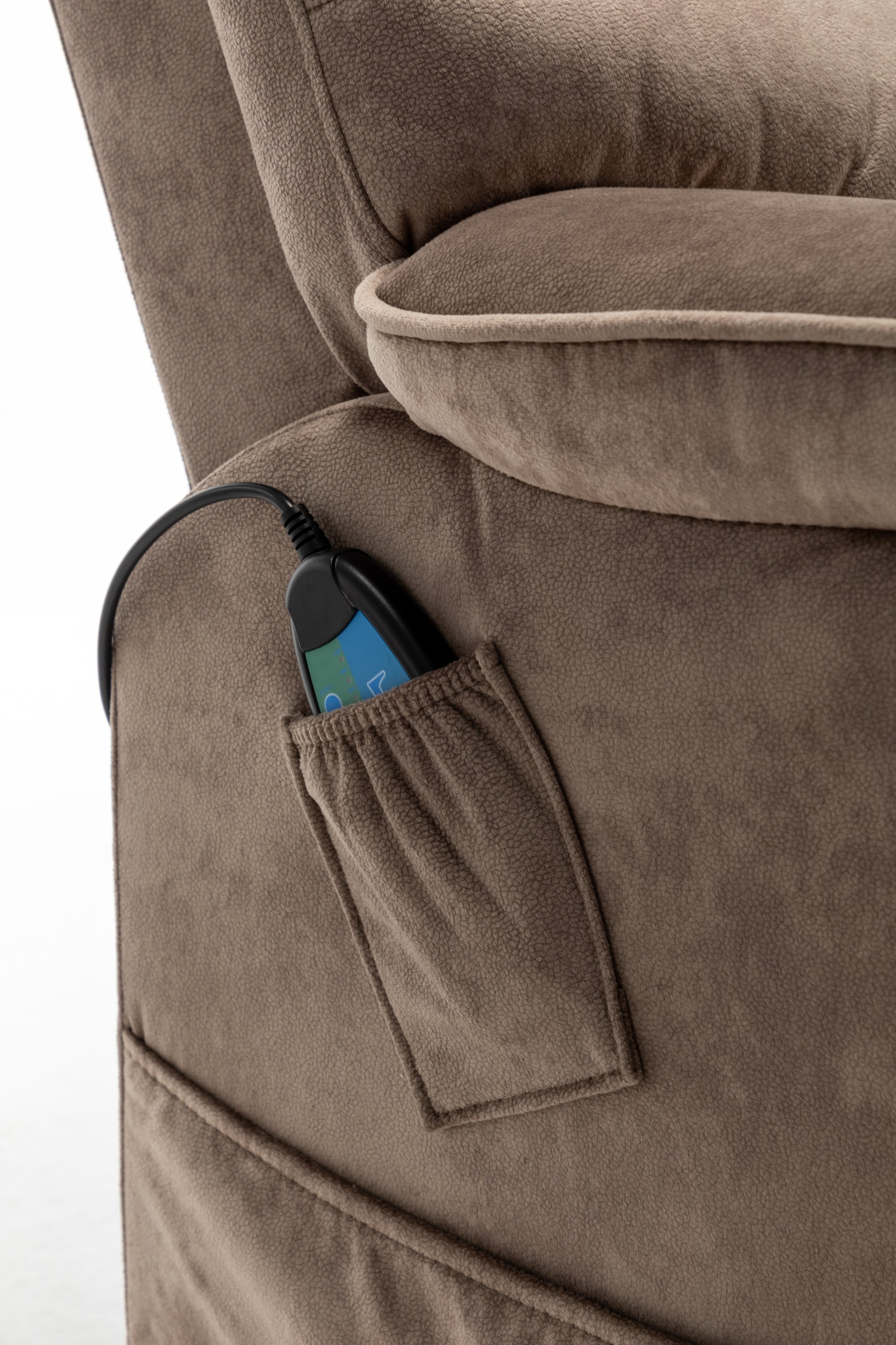 Lounge chair lift chair relax sofa chair sitting room furniture sitting room power supply elderly electric lounge chair (180 degree lying flat) - Abrihome