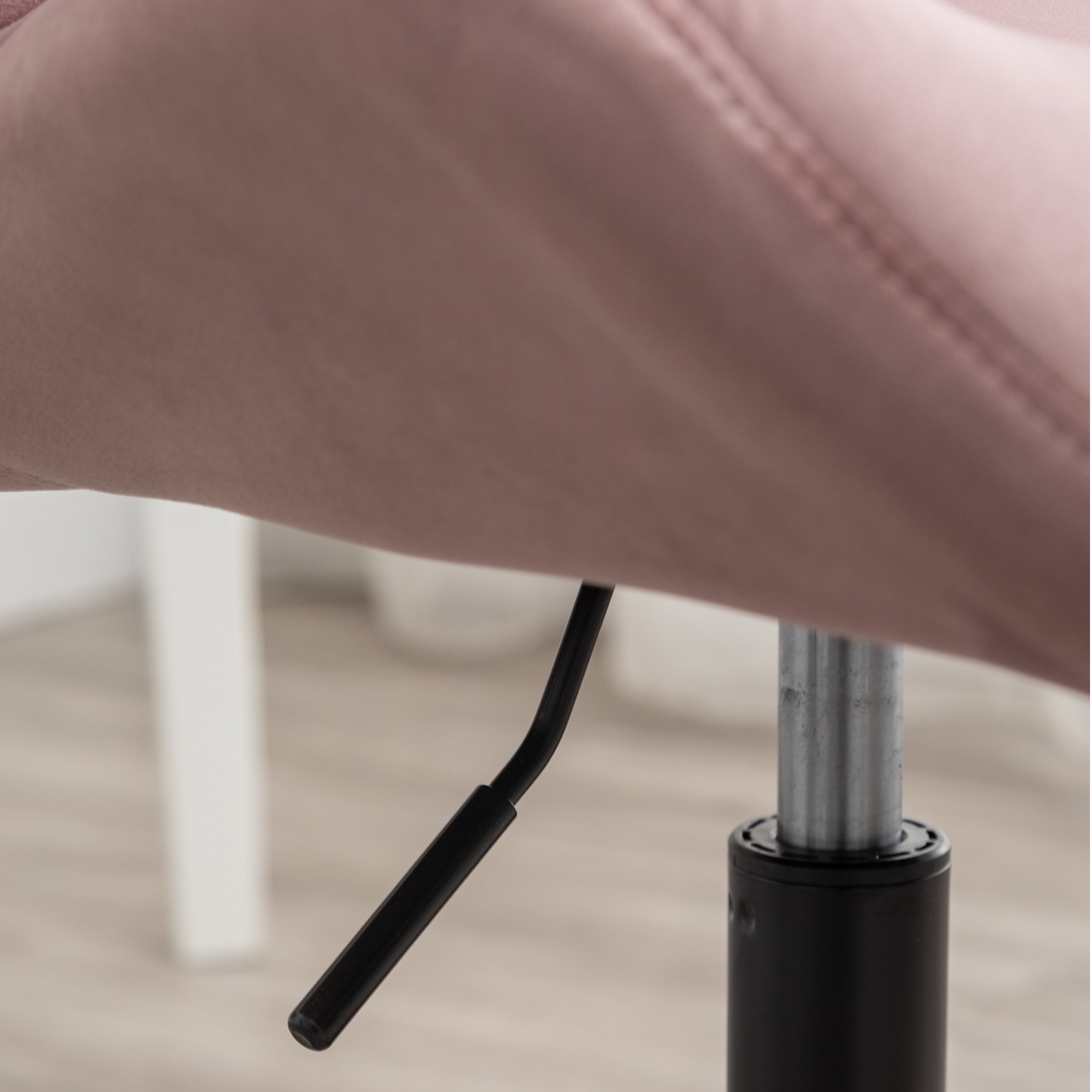 Eldon Diamond Tufted Adjustable Swivel Office Chair, Mauve - Abrihome