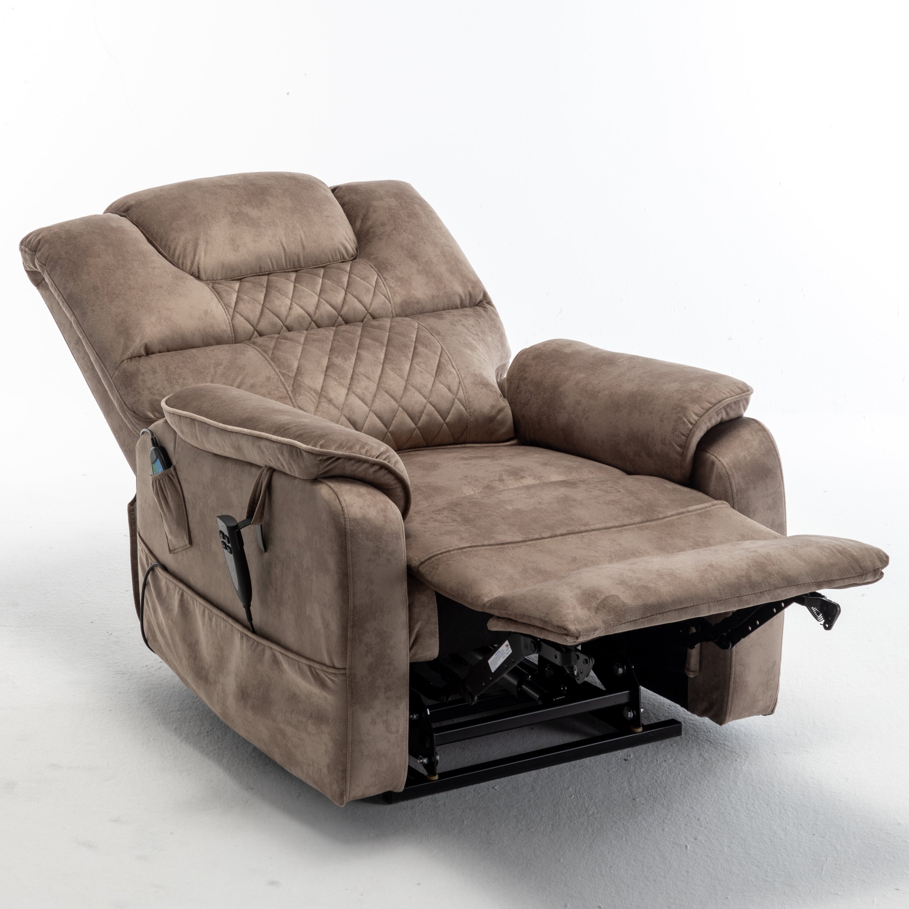 Lounge chair lift chair relax sofa chair sitting room furniture sitting room power supply elderly electric lounge chair (180 degree lying flat) - Abrihome