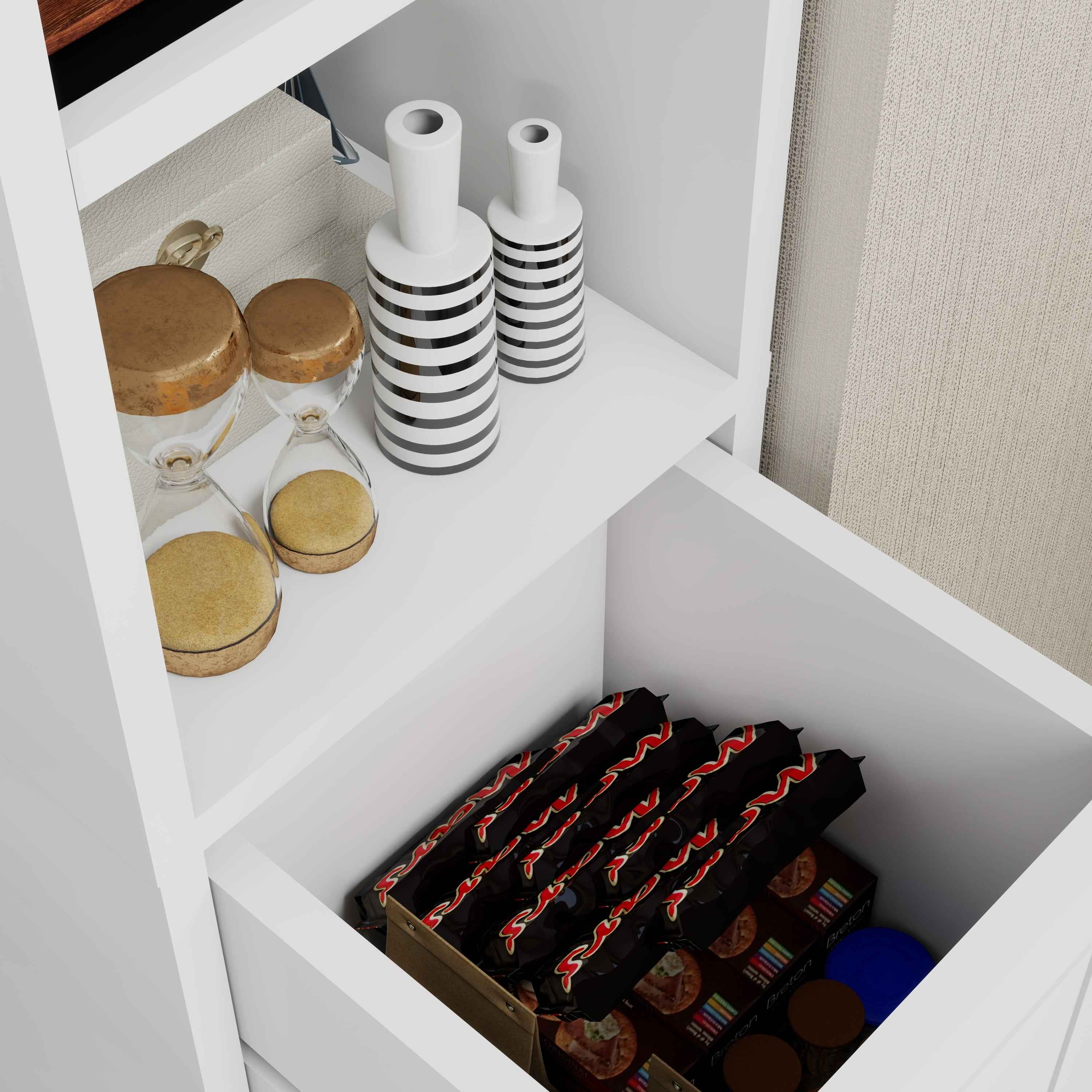 Tall Slim Bathroom Storage Cabinet, 71' Freestanding Bathroom Cabinet with 1 Drawer, 2 Doors and 4 Adjustable Shelves-White