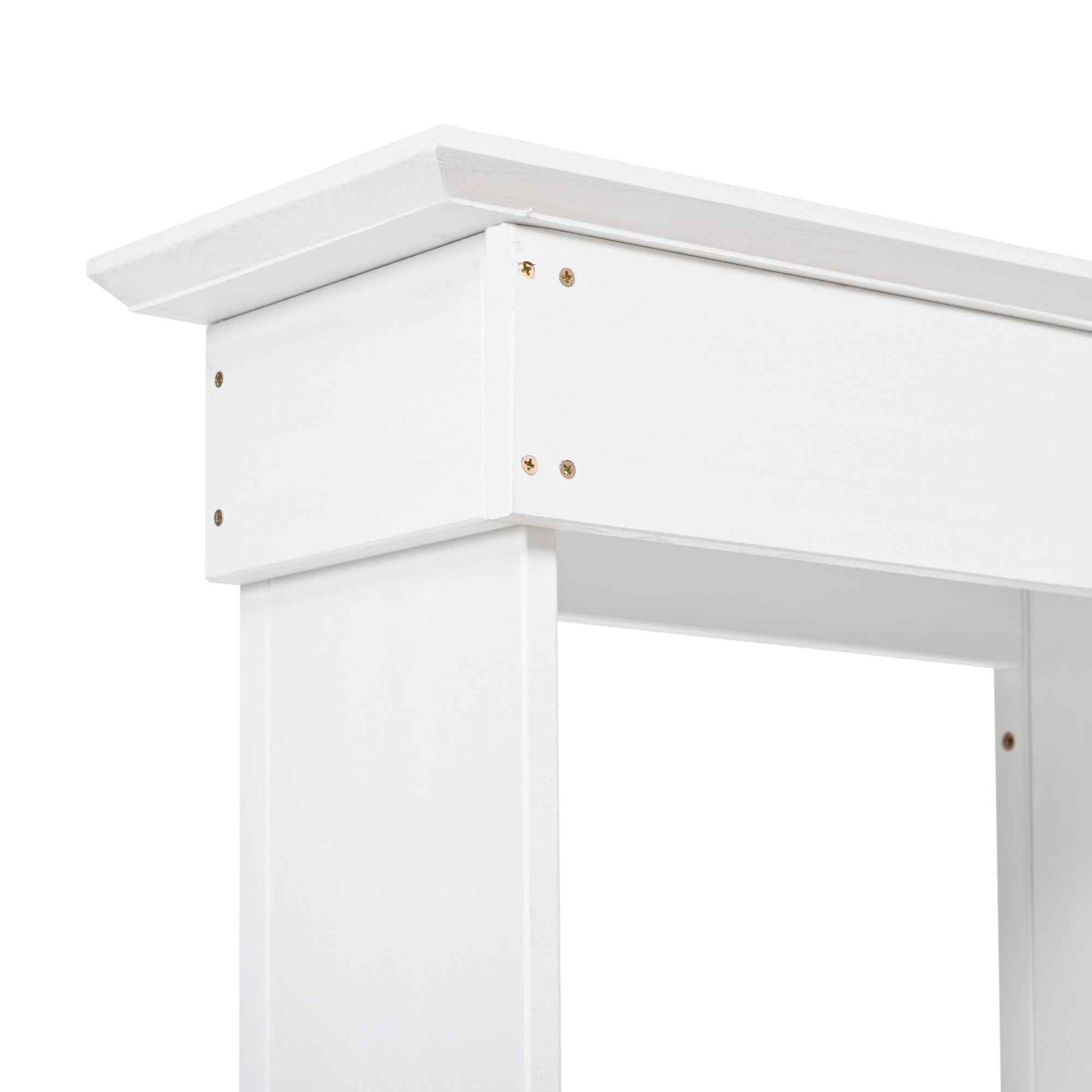 [Assembly Video Provided] TOPMAX 65.7'' H Tall Garden Potting Bench Table with Hutch,Patio Storage Workstation with 3 Shelves,6 Drawers,2 Bottom Cabinets&Side Hooks for Mudroom,Doorway, White