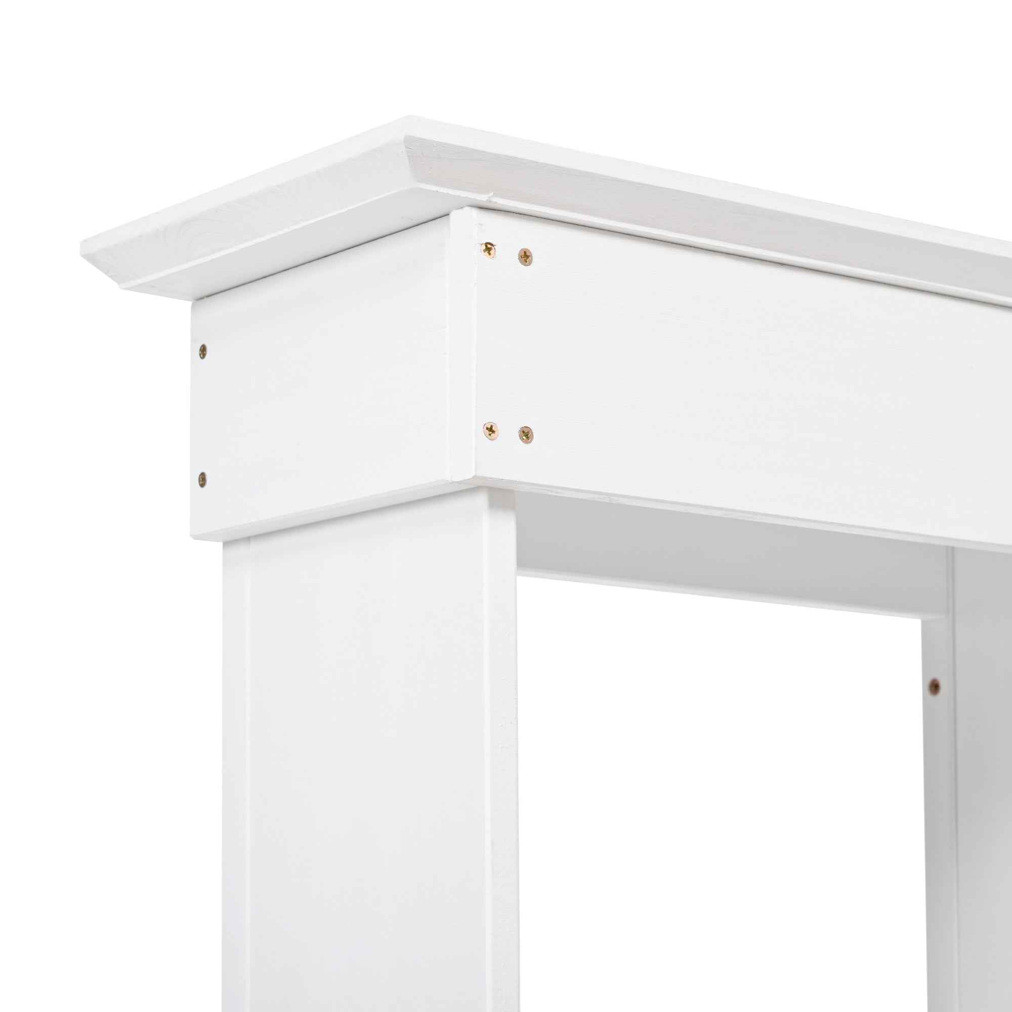 [Assembly Video Provided] TOPMAX 65.7'' H Tall Garden Potting Bench Table with Hutch,Patio Storage Workstation with 3 Shelves,6 Drawers,2 Bottom Cabinets&Side Hooks for Mudroom,Doorway, White