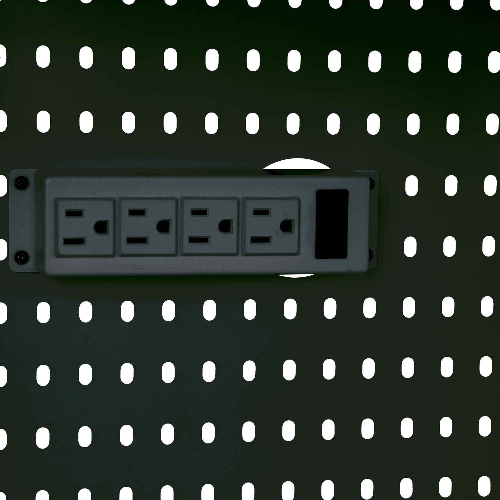 (Assembly Video Offered) TOPMAX Freestanding 63'' W Buffet with Hutch, Large Coffee Bar Storage Cabinet with 6 Drawers, 5 Cabinets with Adjustable Shelves,Pegboard,Towel Rack, Power Outlet,Black