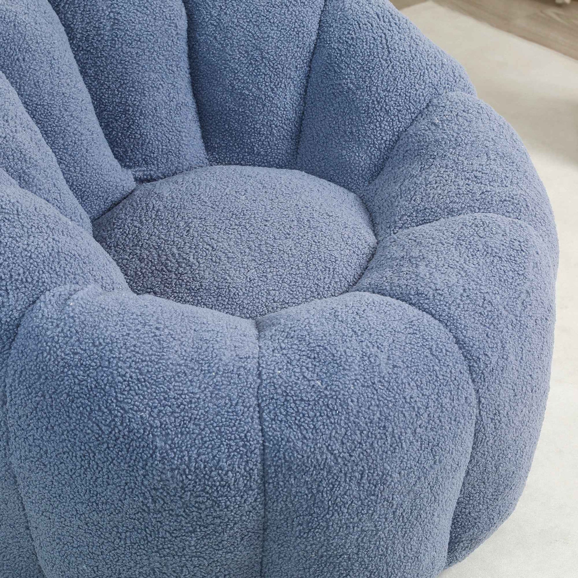 Bean Bag Chair, Bean Bag Sofa Chair with Armrests Stuffed High-Density Foam, Lazy Sofa Comfy Chairs BeanBag Chair for Adults in Living Room,Bedroom Reading