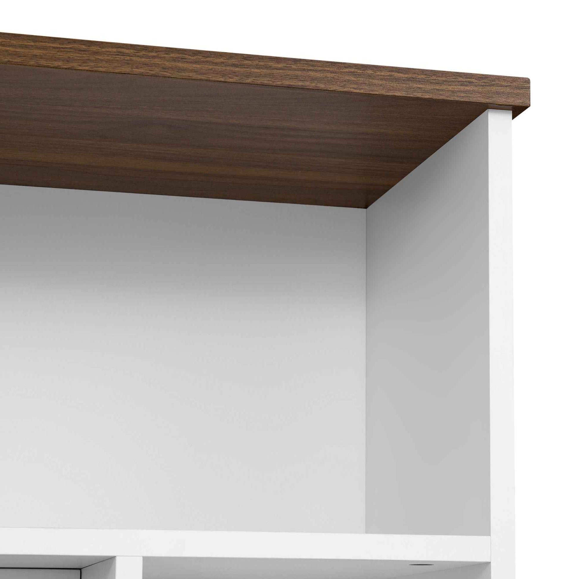 U-Can 95.5' W Wall Unit Entertainment Center with Bookshelves for TVs up to 80', Modern TV Stand Media Console with electric fireplace  Cabinets,  and Adjustable Shelves for Living Room