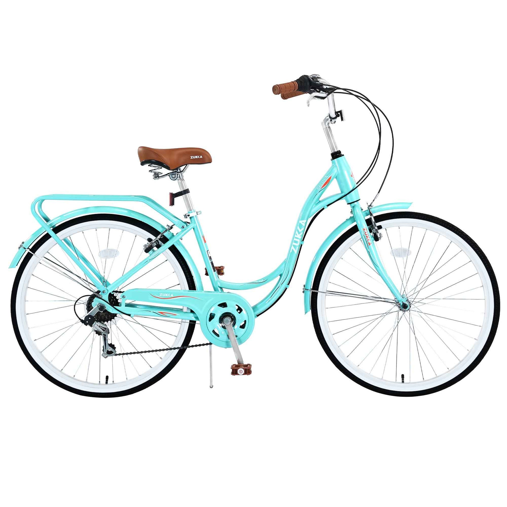 7 Speed, Steel Frame, Multiple Colors 26 Inch Ladies Bicycle