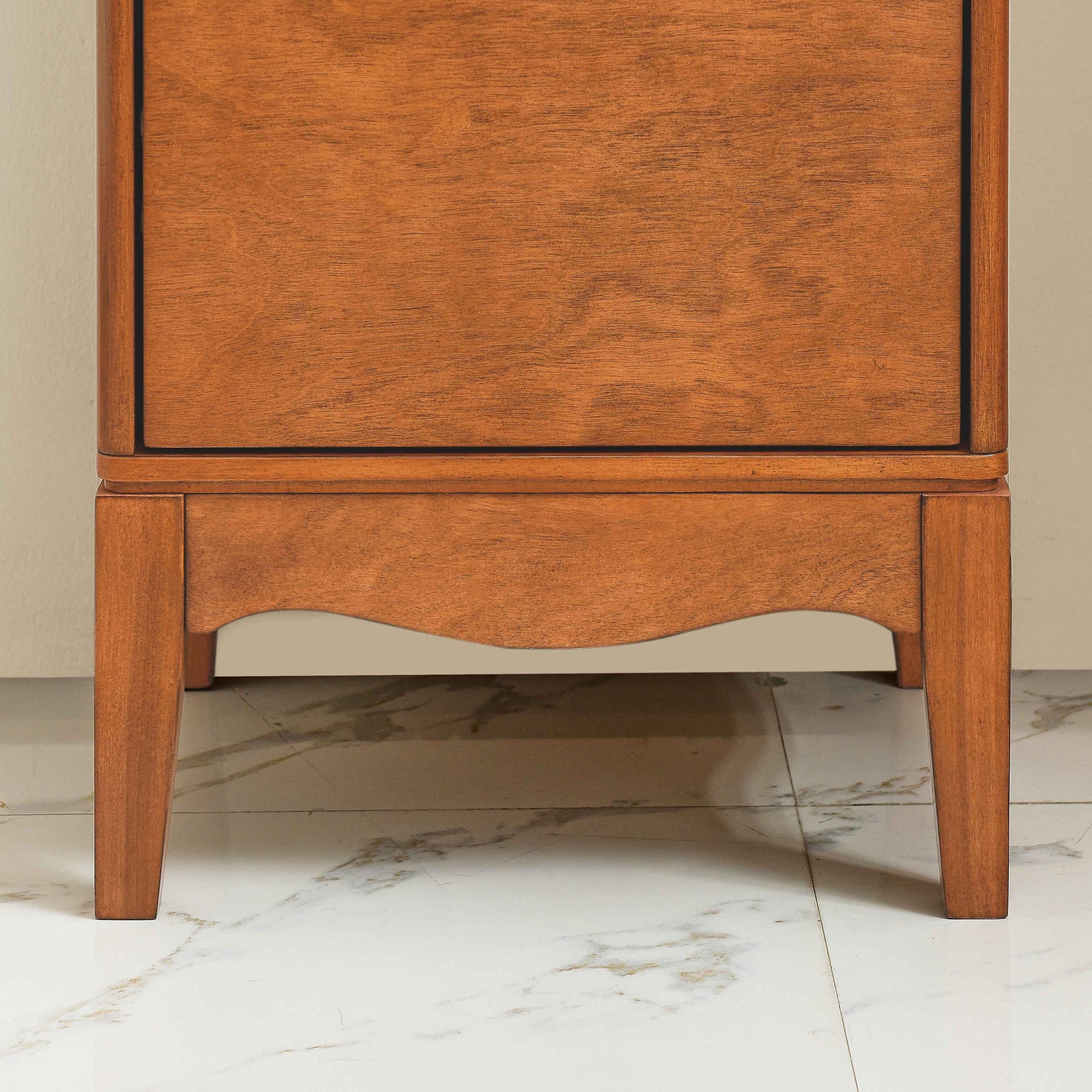 Modern Bathroom Floor Cabinet &Linen cabinet with Adjustable Shelves,Antique Brass(14.5'×12.6'×35.7')