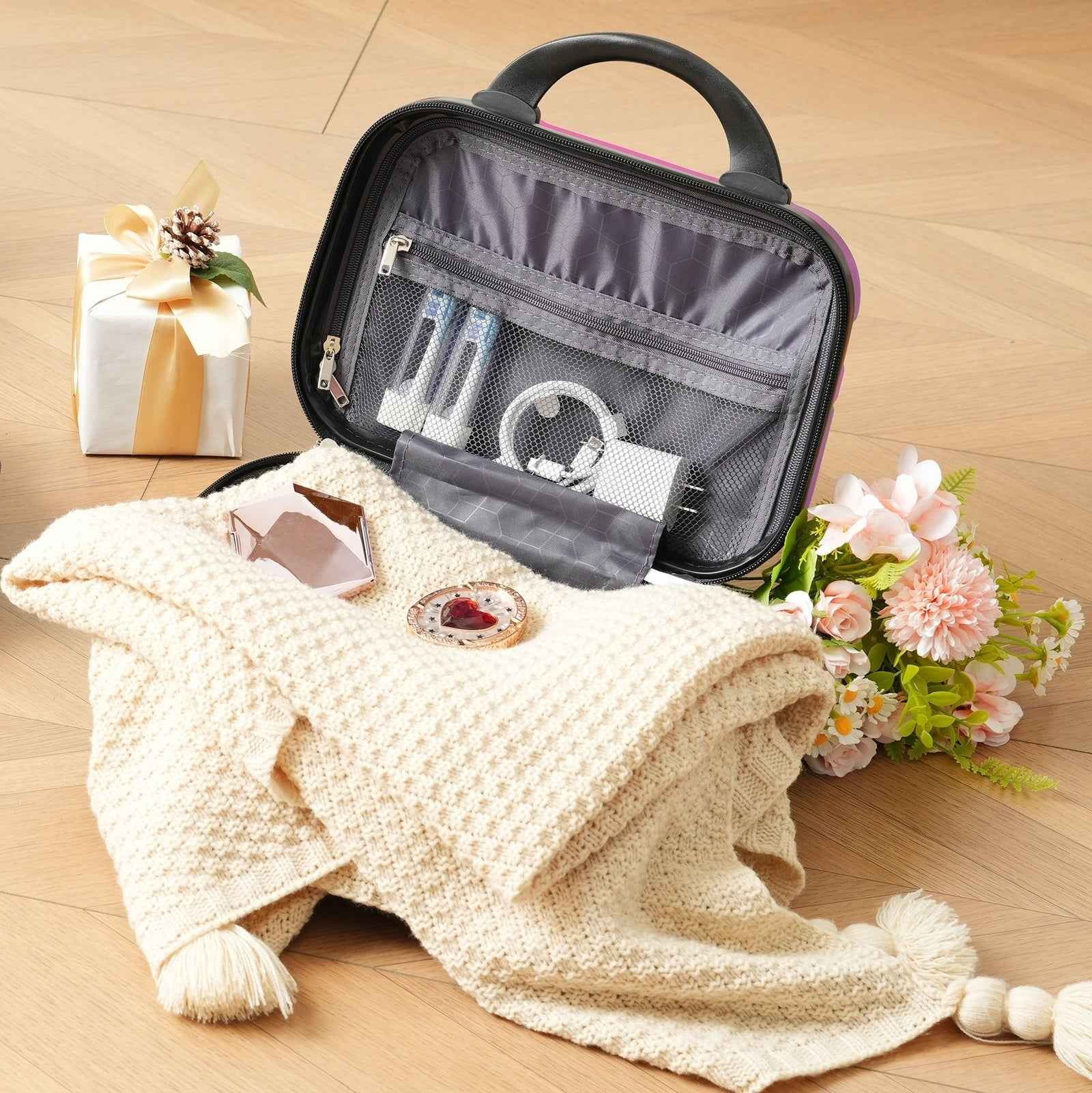 Hardshell ABS Luggage Set - Lightweight & Durable Suitcases with Dual Spinner Wheels, Carry-On & Check-In Sizes for Travel & Business