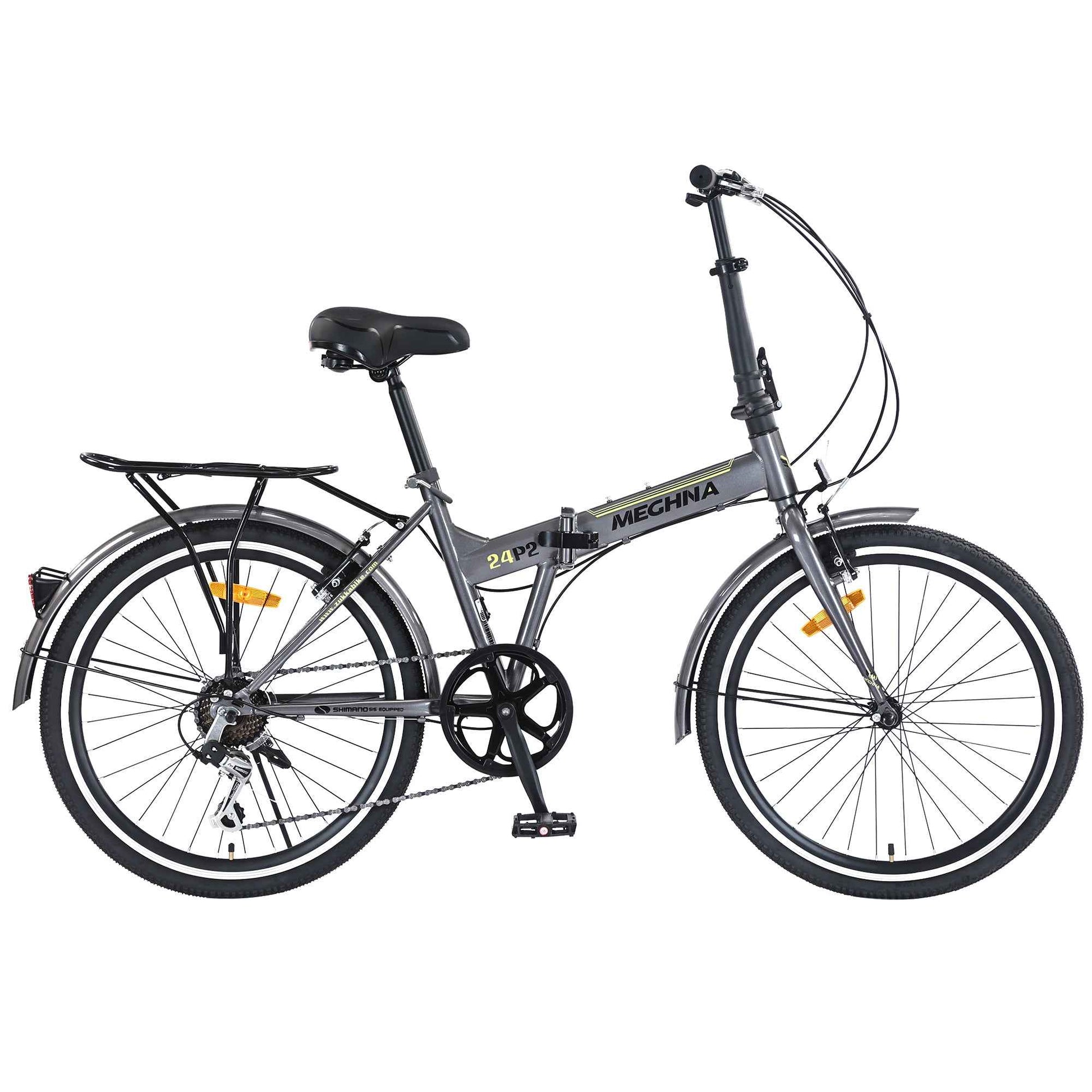 24' Folding City Bike Steel Frame 7 Speed Folding Bike