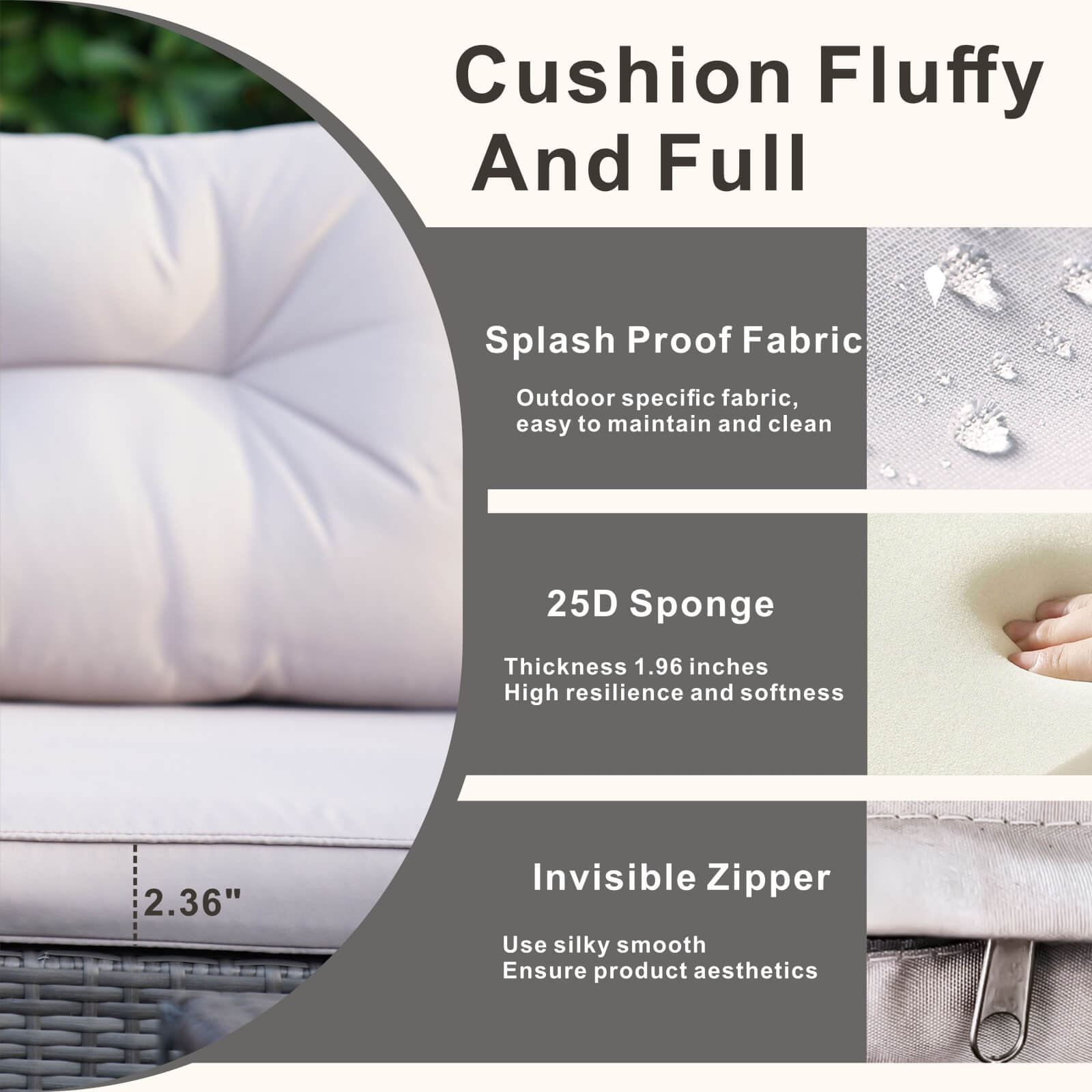 7-Seat Patio Sofa Set with Built-in Storage Boxes (PAS-1503-SET) - Abrihome