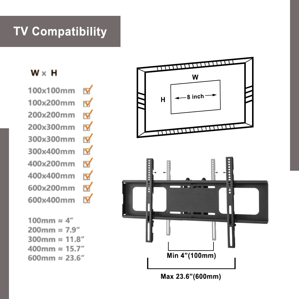 Black Multi-Function Angle And Height Adjustable Tempered Glass  TV Stand - Abrihome