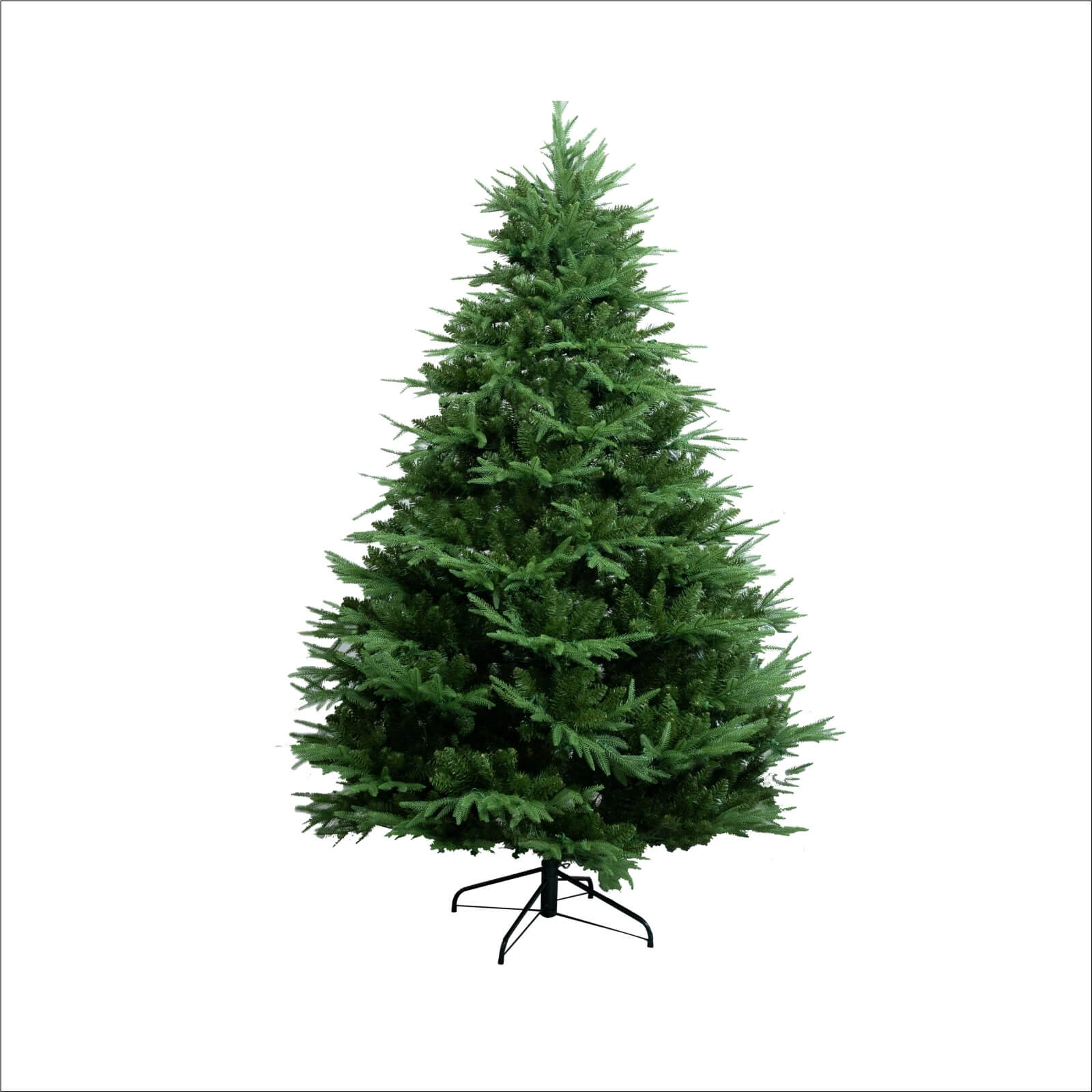 7FT Artificial Christmas Tree with Realistic PE PVC(PJT-2504-7FT) - Abrihome