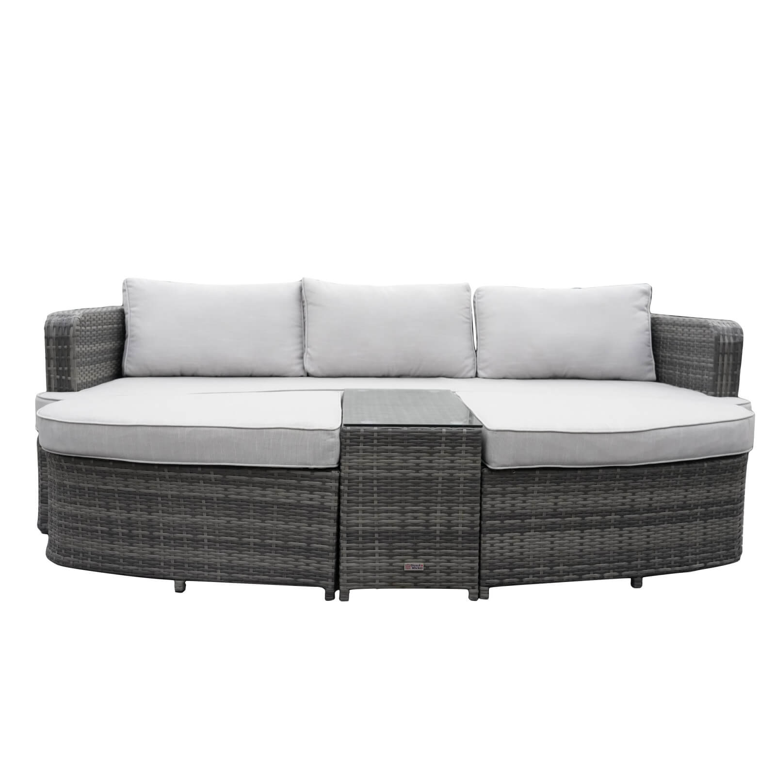 Luxury Outdoor Daybed with Cushions (PAL-1202) - Abrihome