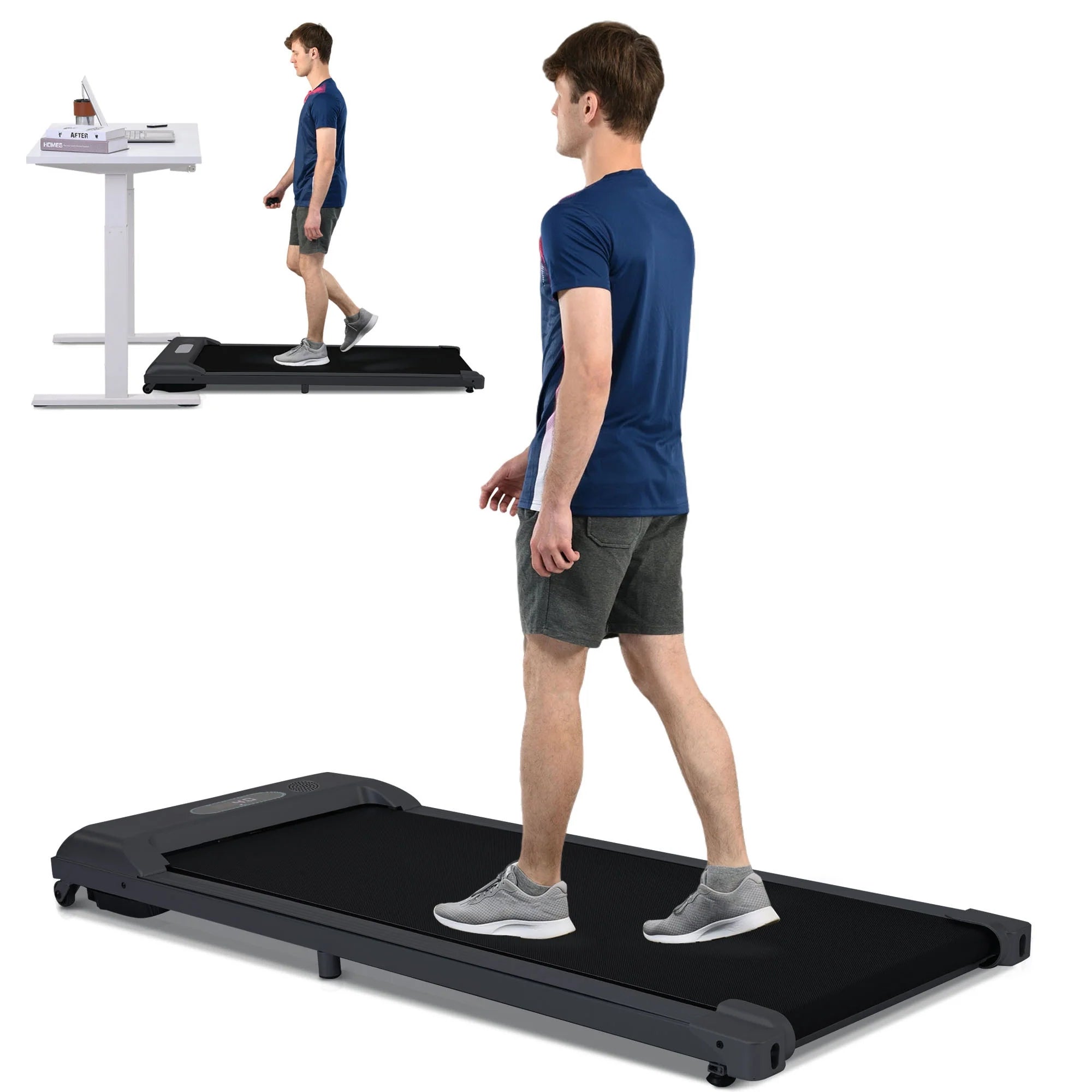 Remote Control for 2 in 1 Under Desk Electric Treadmill 2.5HP, Display, Walking Jogging Running Machine Fitness Equipment for Home Gym Office