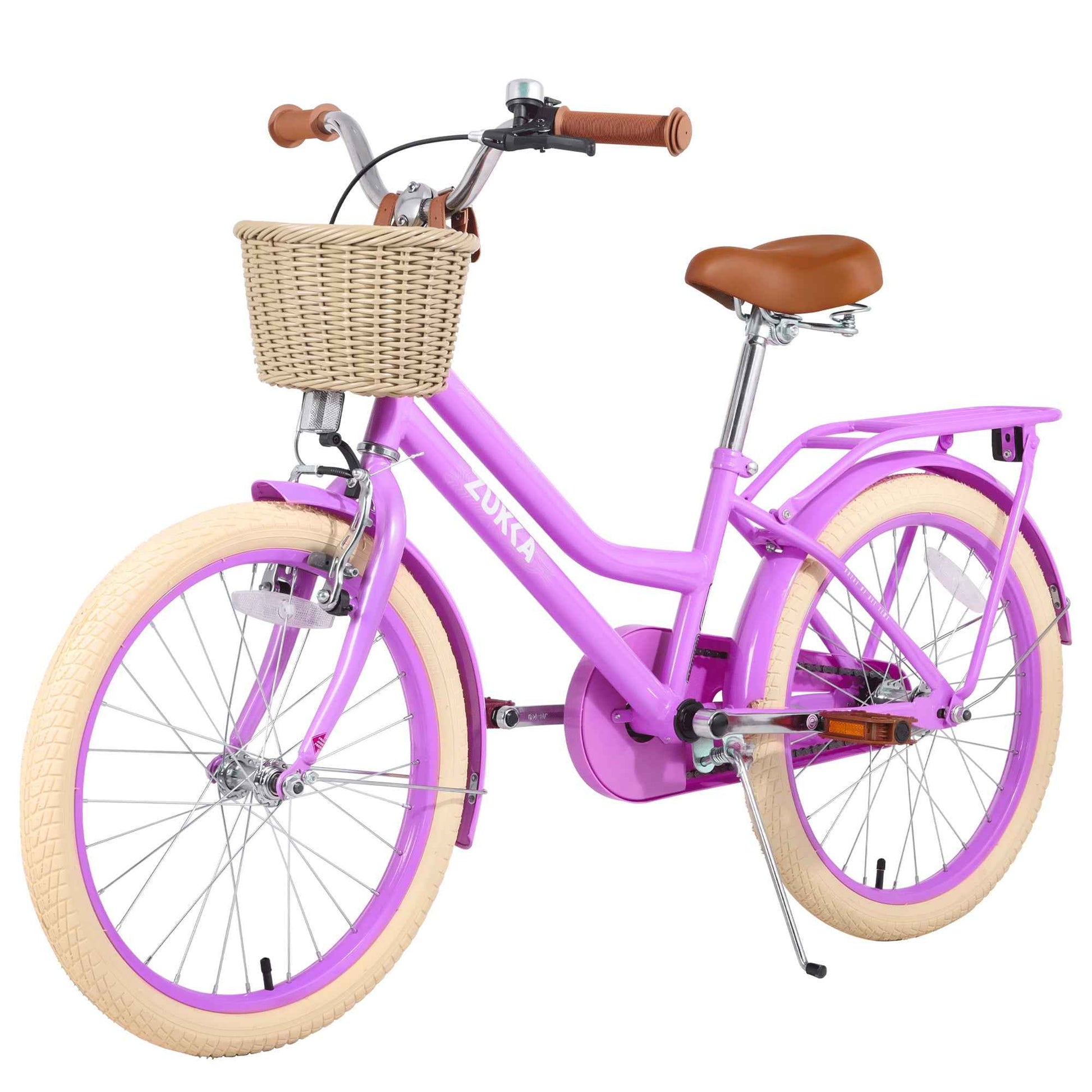 Multiple Colors,Girls Bike with Basket for 7-10 Years Old Kids,20 inch wheel ,No Training Wheels Included