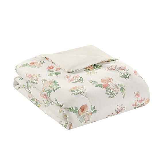 Full/Queen Mushroom Garden Comforter Set