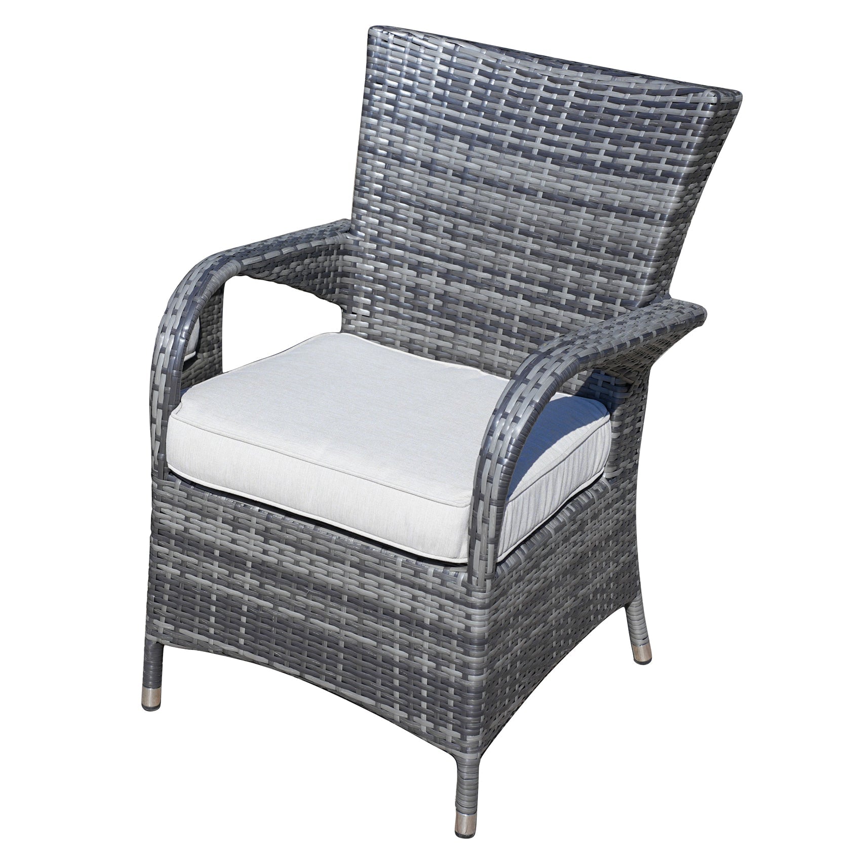 4 - Seater Outdoor Dining Set – Hampton Chairs with Cube Dining Table (PAD - 1710+1122) - Direct Wicker