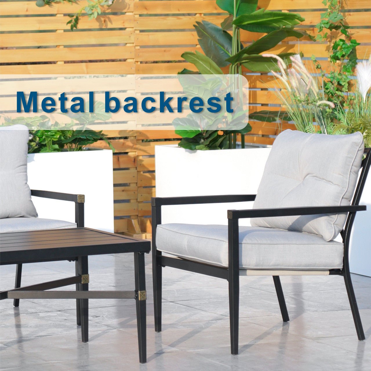 4 - Seater Outdoor Sofa Set with Cushions and Coffee Table (PAS - 2467 - SET) - Direct Wicker