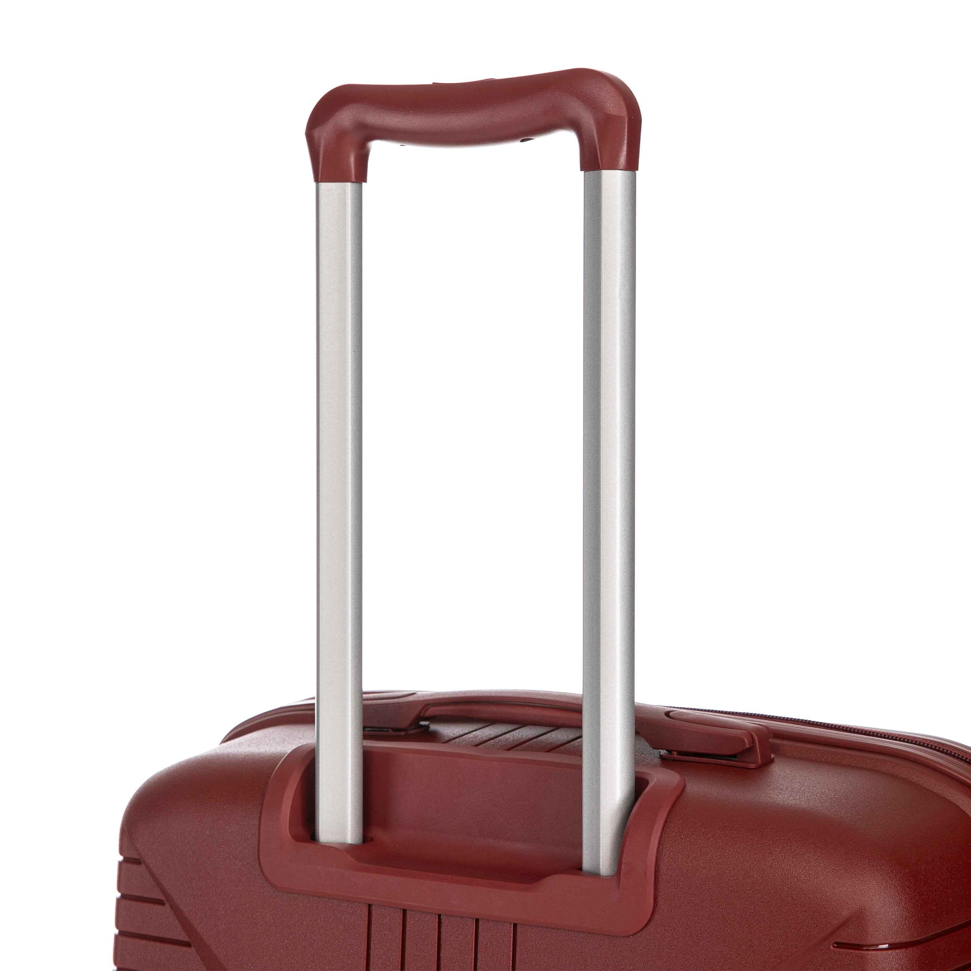 20'/24'/28' 3 pcs/set in PP Spinner Wheel Luggage, Carry on Suitcase, Matching Color, Combination Lock (Red)