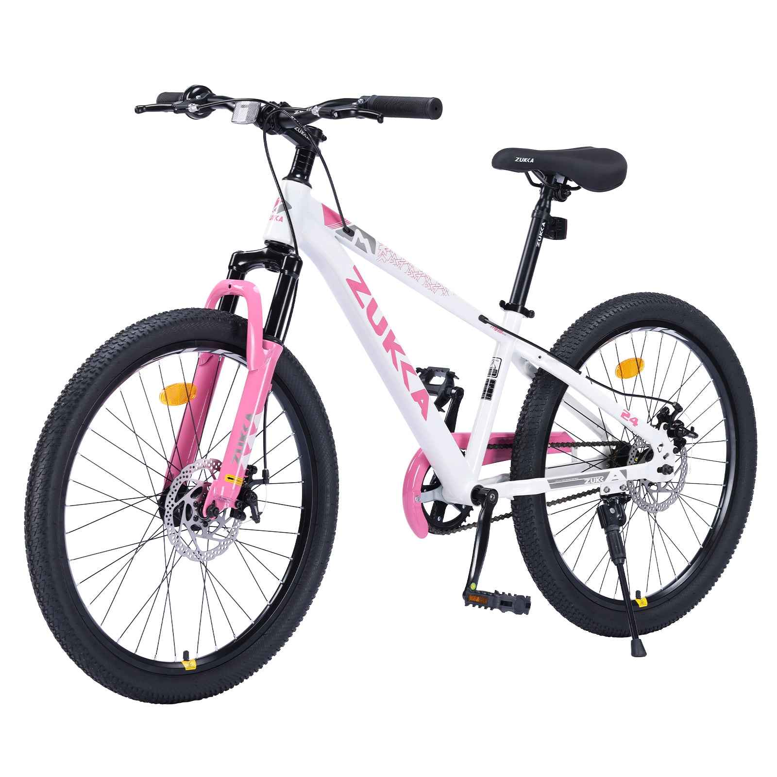 ZUKKA Mountain Bike,24 Inch MTB for Boys and Girls Age 9-12 Years,Multiple Colors