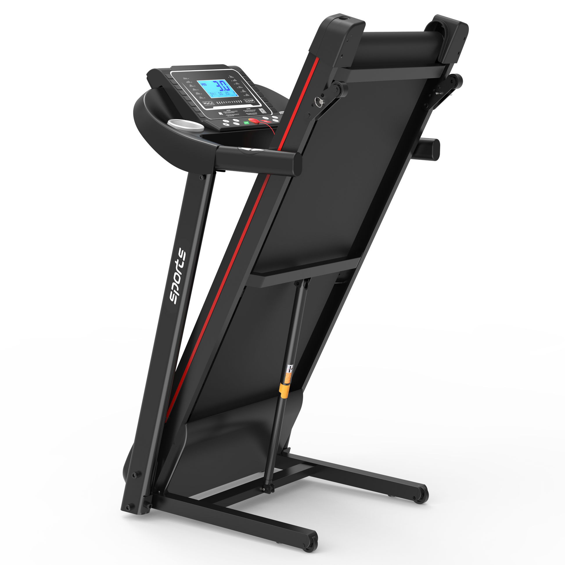 Fitshow App Home Foldable Treadmill with Incline, Folding Treadmill for Home Workout, Electric Walking Running Treadmill Machine 5' LCD Screen 250 LB Capacity Bluetooth Music