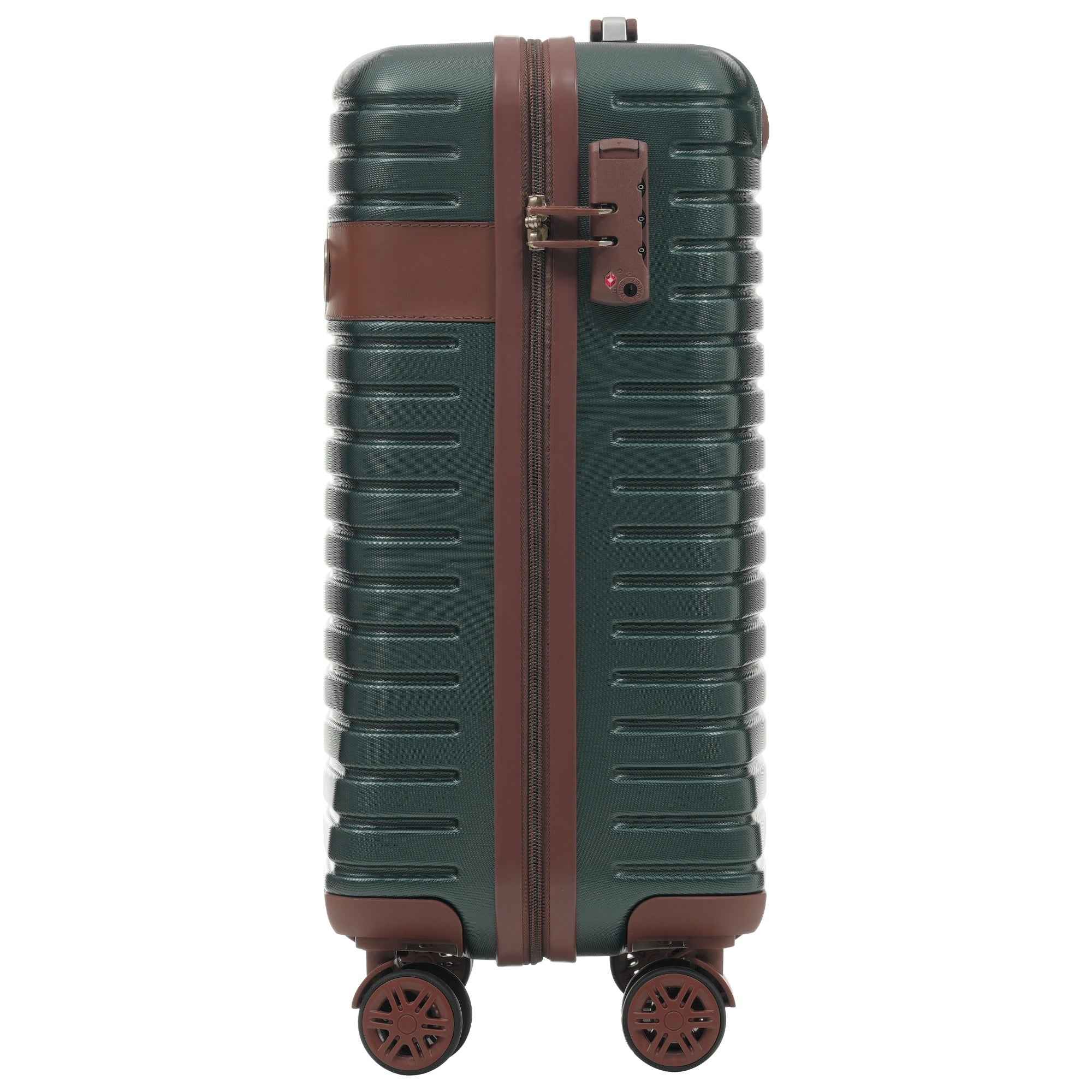 Luggage Sets 3 Piece Carry on Luggage 22x14x9 Airline Approved, Lightweight Hardshell ABS Suitcases with Wheels, 20 inch, Green