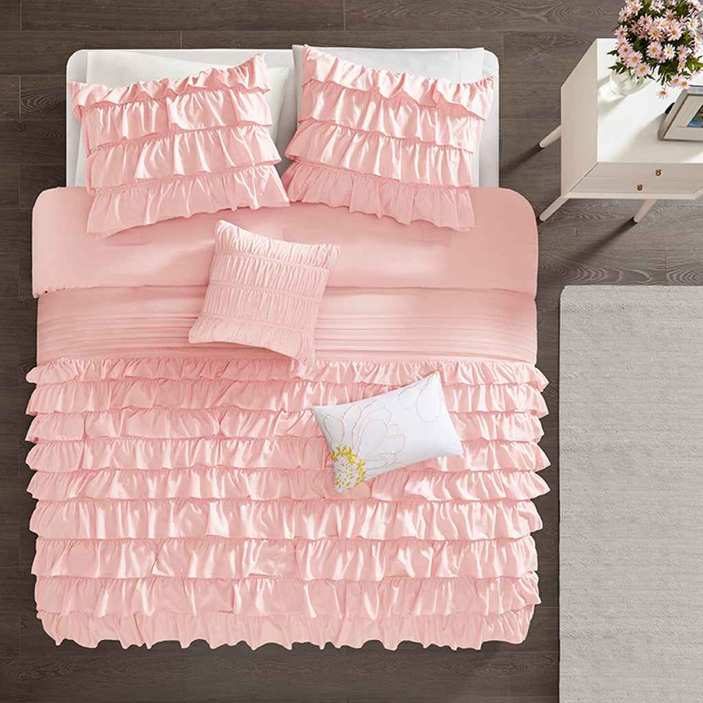Full/Queen Ruffle Comforter Set