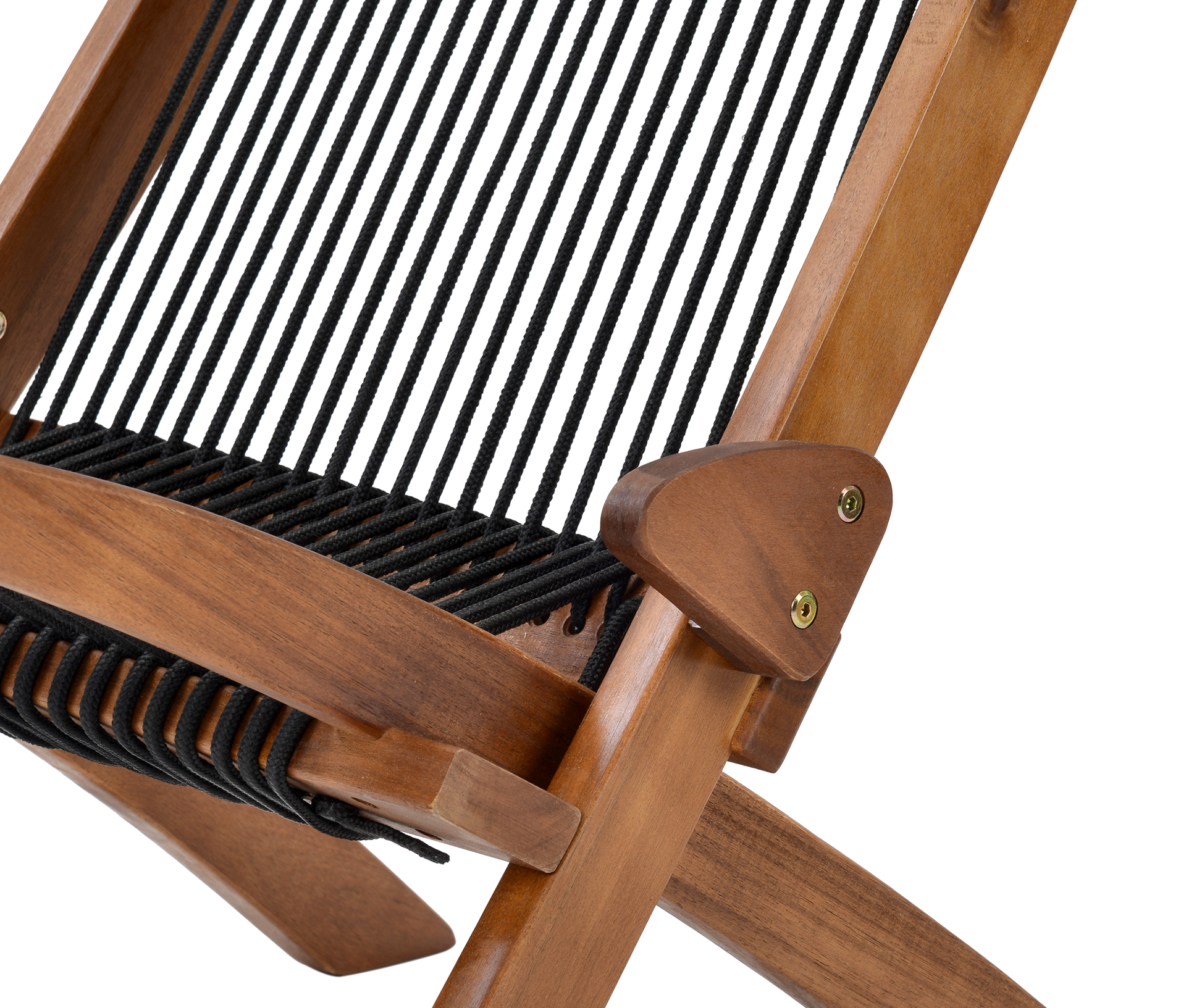 folding roping wood chair