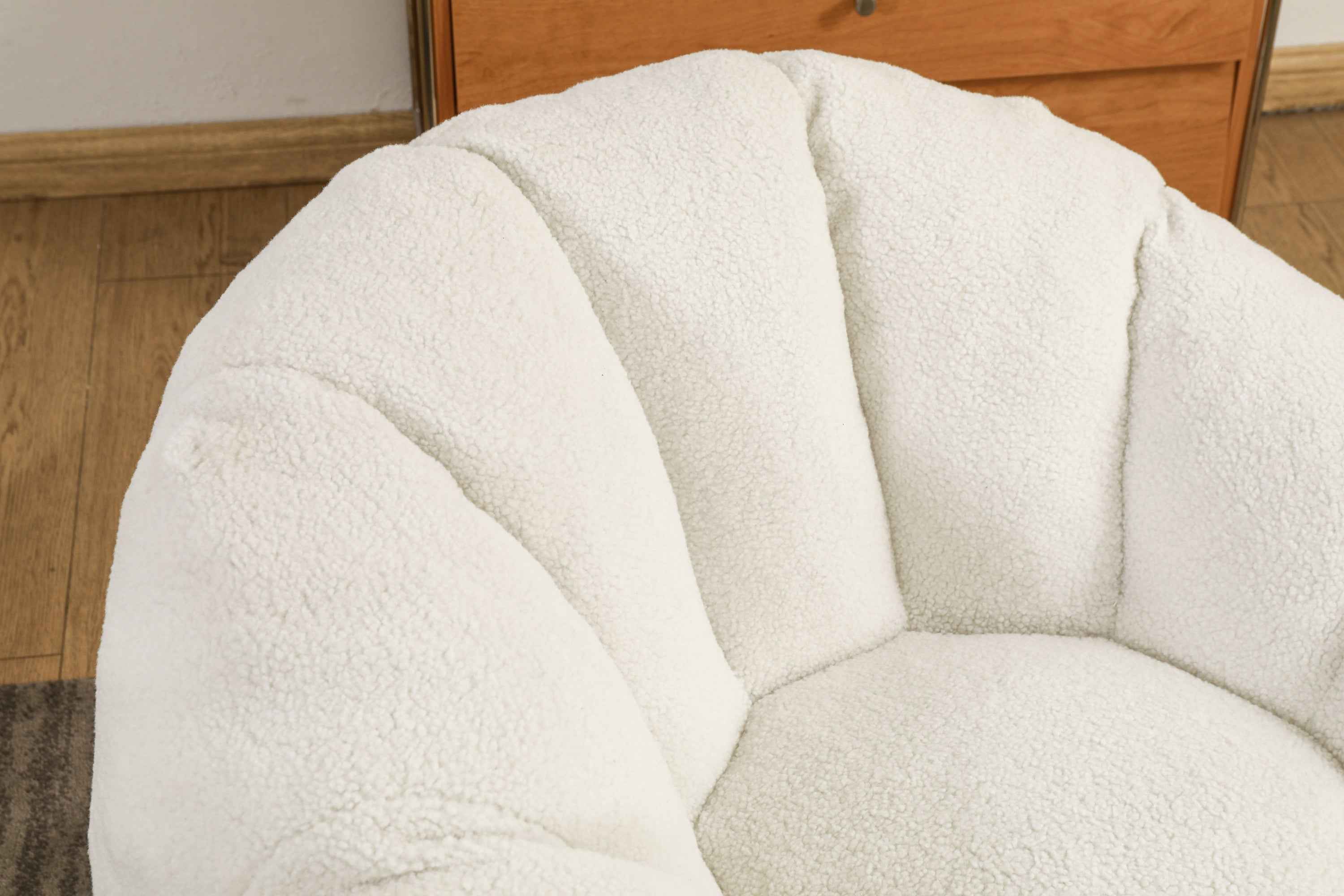 Bean Bag Chair, Bean Bag Sofa Chair with Armrests Stuffed High-Density Foam, Lazy Sofa Comfy Chairs BeanBag Chair for Adults in Living Room,Bedroom Reading