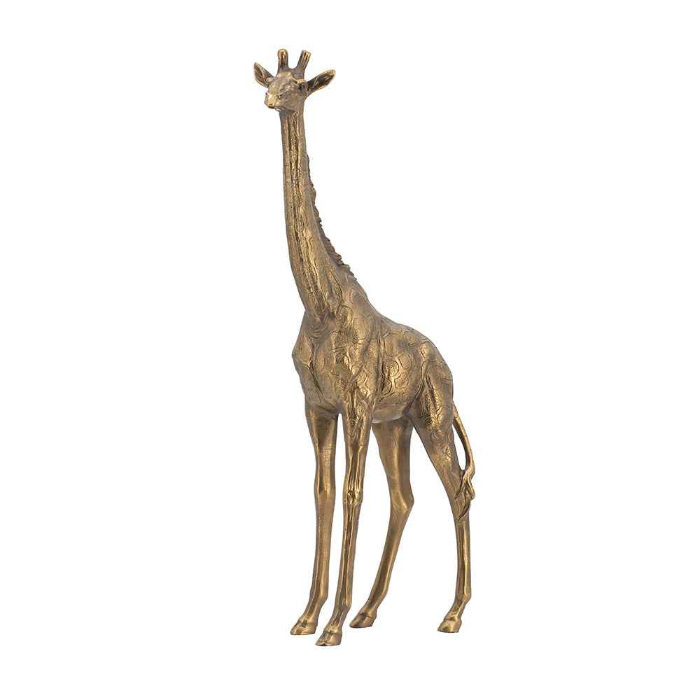 8.3x2.8x15.9' Giraffe Statuette, Animal Statue Decor