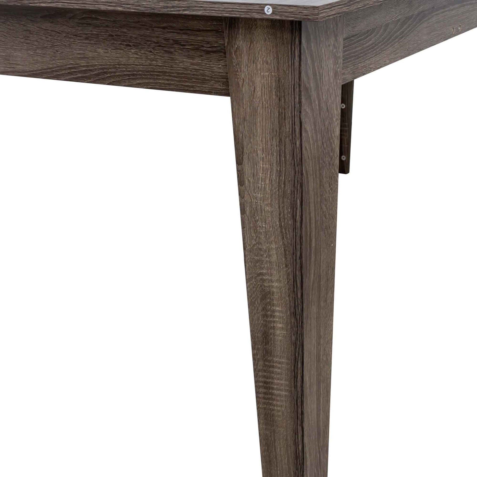 Dining Table , 106.3 in  Large Extendable Kitchen Table