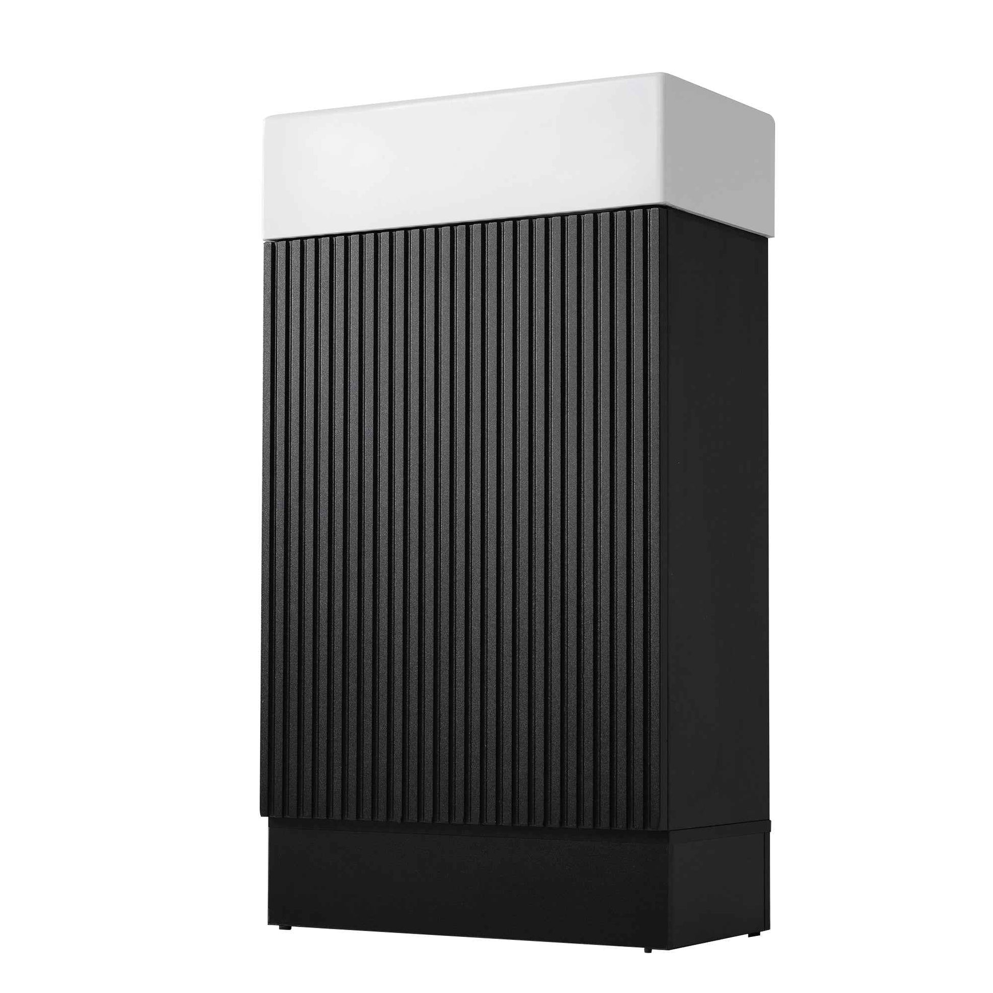 18.6' Bathroom Vanity with Sink, Bathroom Vanity Cabinet with Two-tier Shelf, Left or Right Orientation, Black (WF308491 New Color)