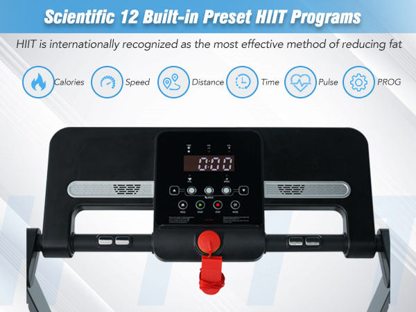 NEW Folding Treadmills Walking Pad Treadmill for Home Office -2.5HP Walking Treadmill With Incline 0.5-7.5MPH 265LBS Capacity Treadmill for Walking Running - Abrihome