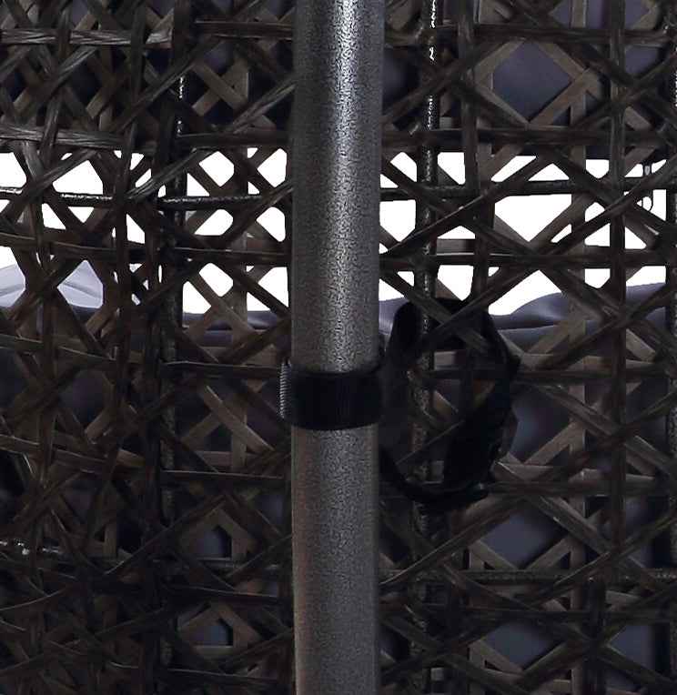 Vasant Fabric & Wicker Hanging Chair