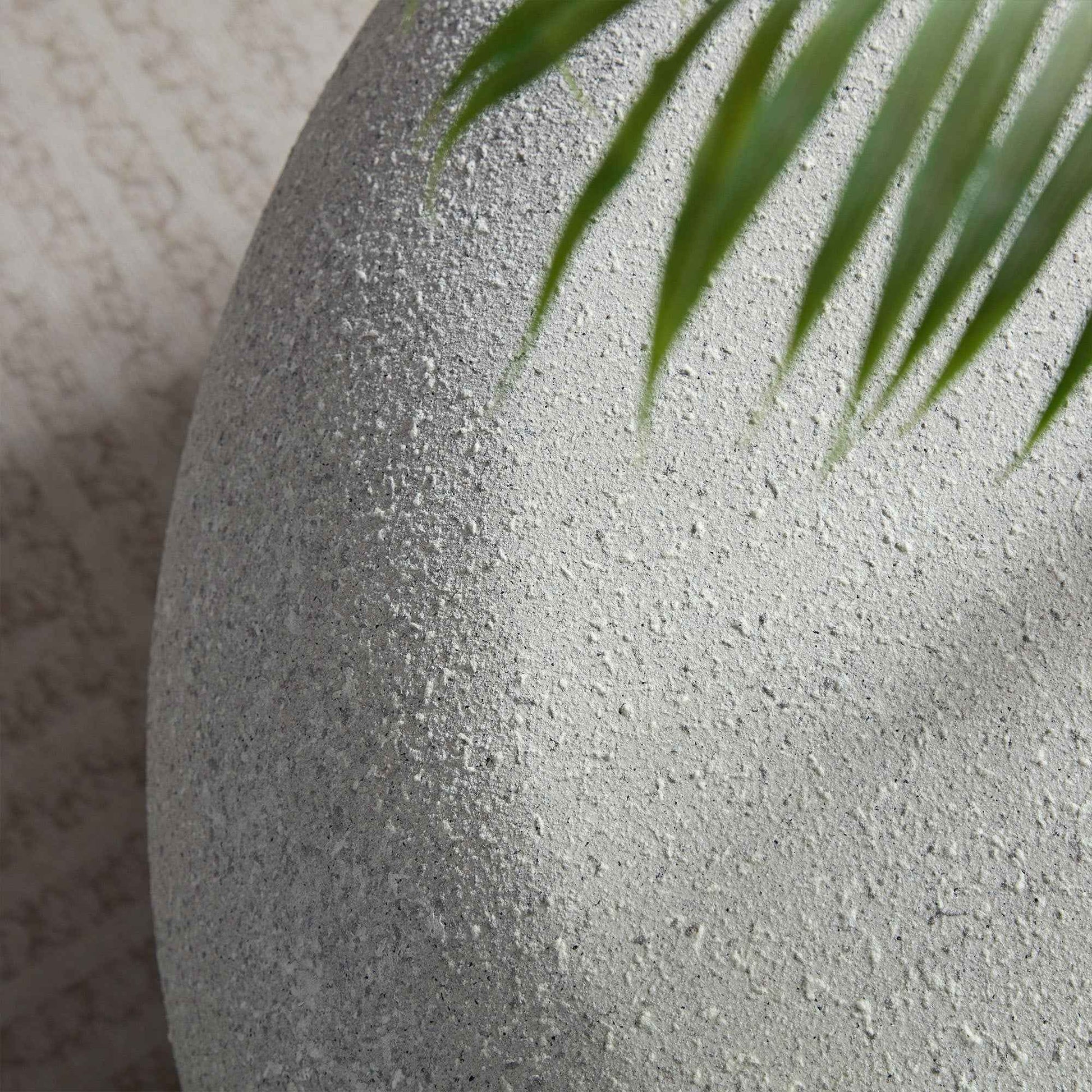 43.31''Fiberglass Elliptical Coffee Table for Living Room Vintage Table,Matte Rocks Table front of the Sofa, Irregular Center Table,No Need Assembly