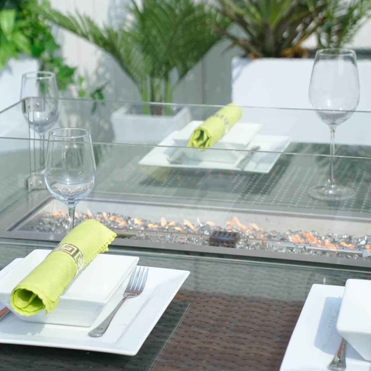 6-Seat Oval Fire Pit Table (PAG-1106O-T)