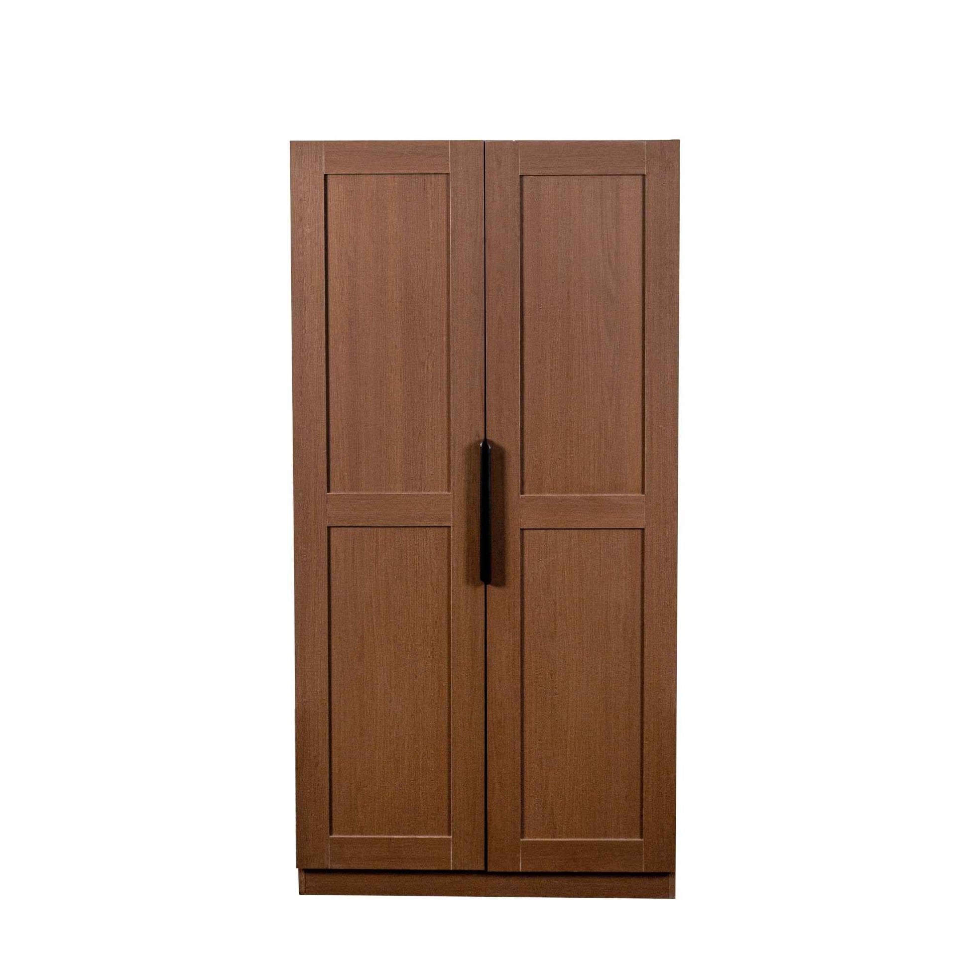 62.99in Kitchen Pantry Cabinet, Walnut  Freestanding Buffet Cupboards Sideboard with Doors &  Shelves, Kitchen Pantry Storage Cabinet for Kitchen, Living Room and Dinning Room