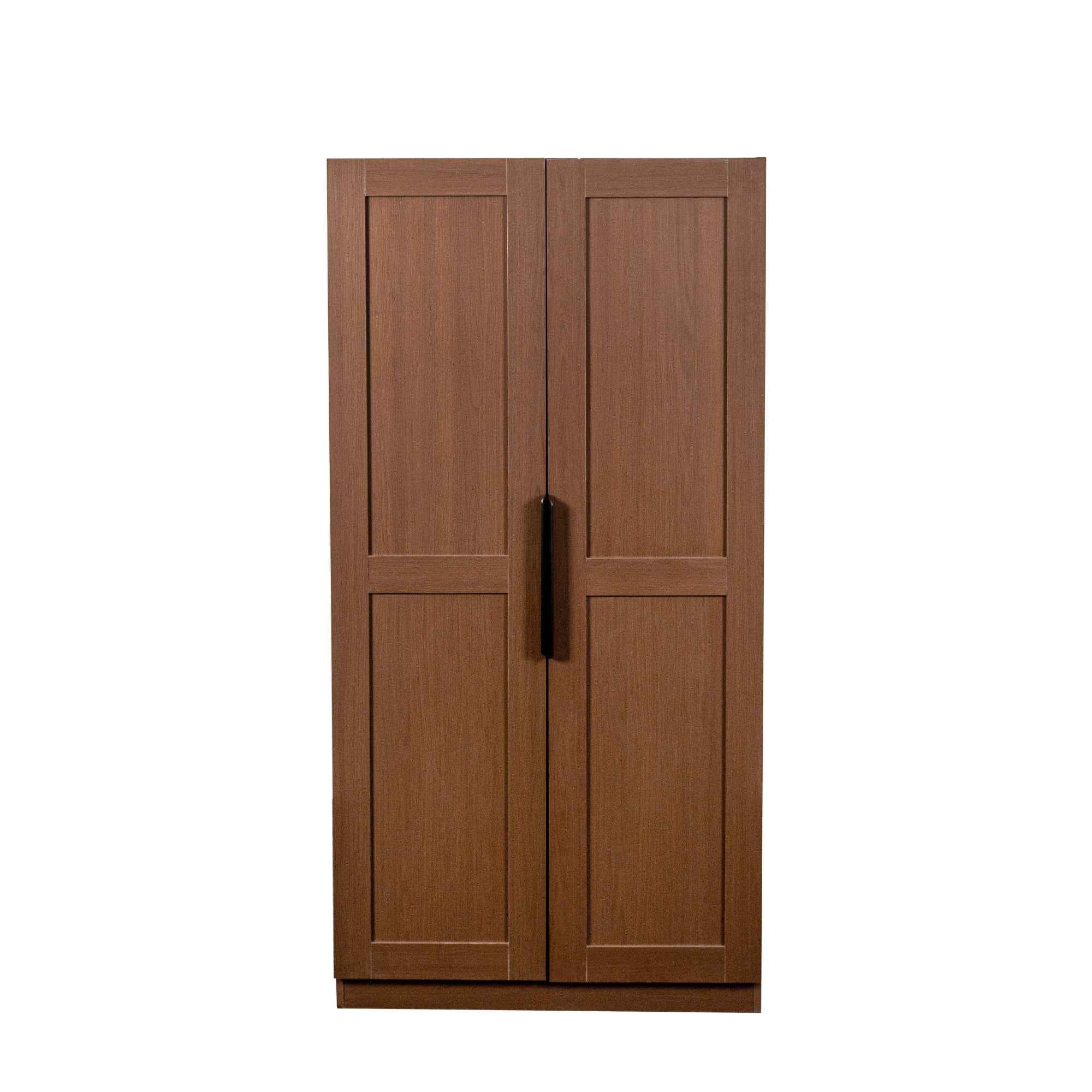 62.99in Kitchen Pantry Cabinet, Walnut  Freestanding Buffet Cupboards Sideboard with Doors &  Shelves, Kitchen Pantry Storage Cabinet for Kitchen, Living Room and Dinning Room