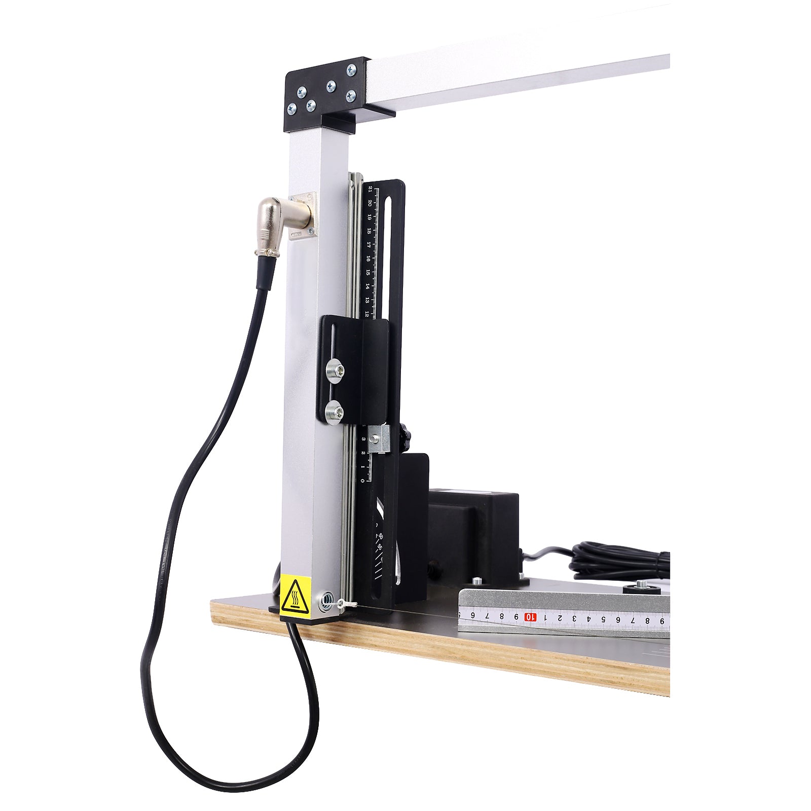 Styrofoam Cutter 450 ℃, 200 W Foam Cutter, Styrofoam Cutter with Nichrom Heating Wire, 36 V Output Voltage, Cutting Thickness 300 mm, Groove Machine for Pearl Cotton, Sponge, Plastic etc. Displaced