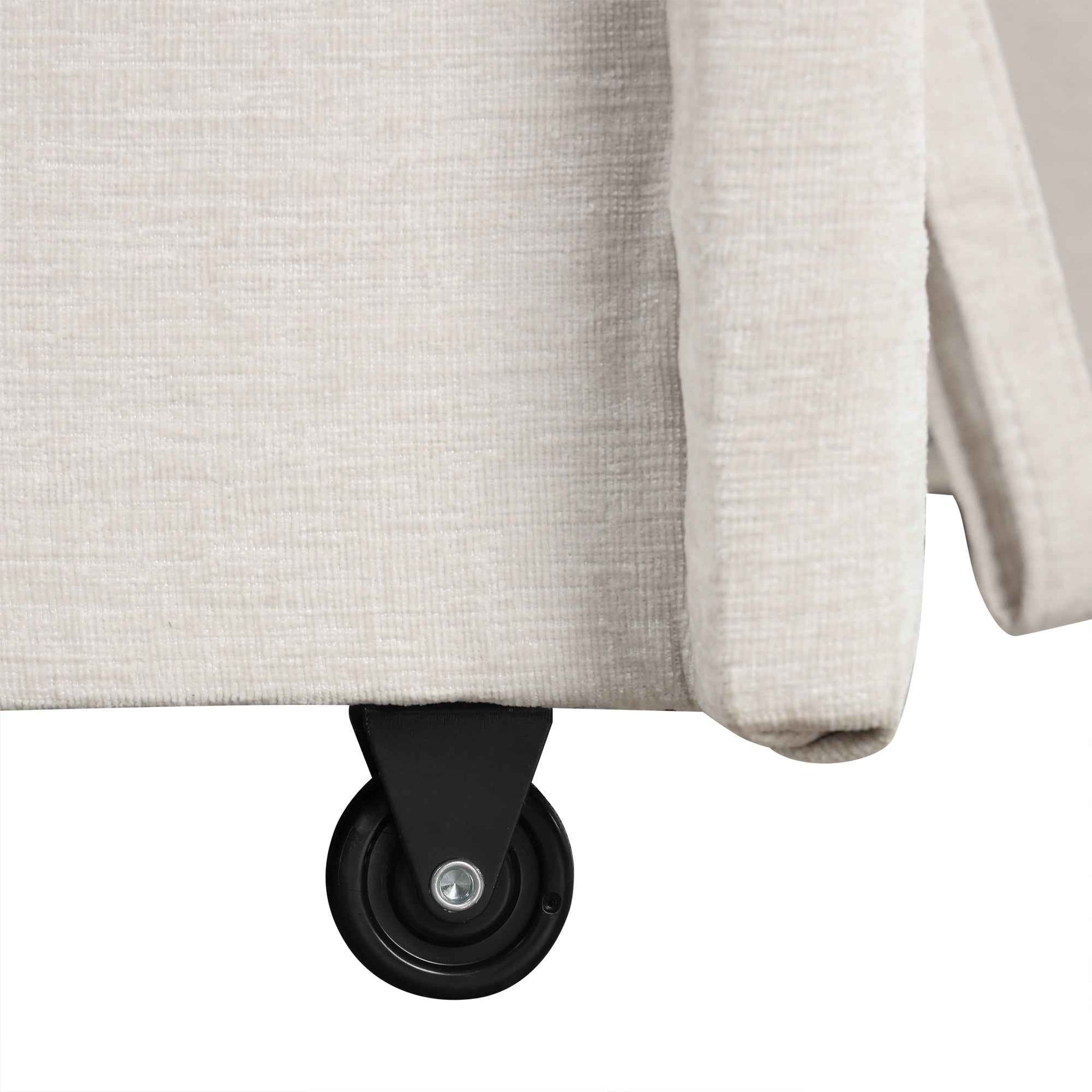 U_STYLE  L-shaped Padded Modular Sofa with Storage Space, USB Ports, and Cup Holders on the Armrests, Suitable for Living Rooms, Offices, and Apartments.